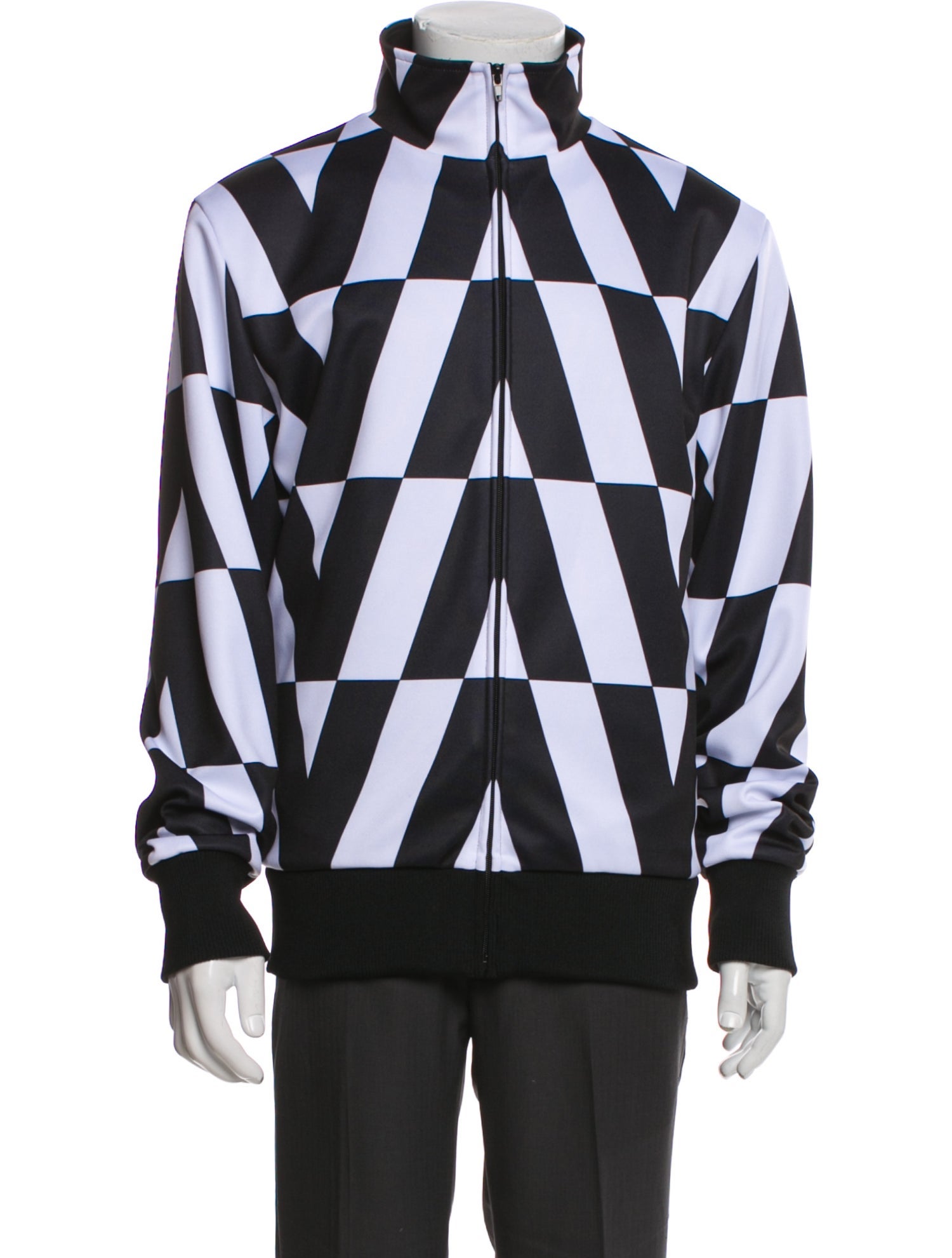 Valentino Plaid Print Windbreaker w/ Tags