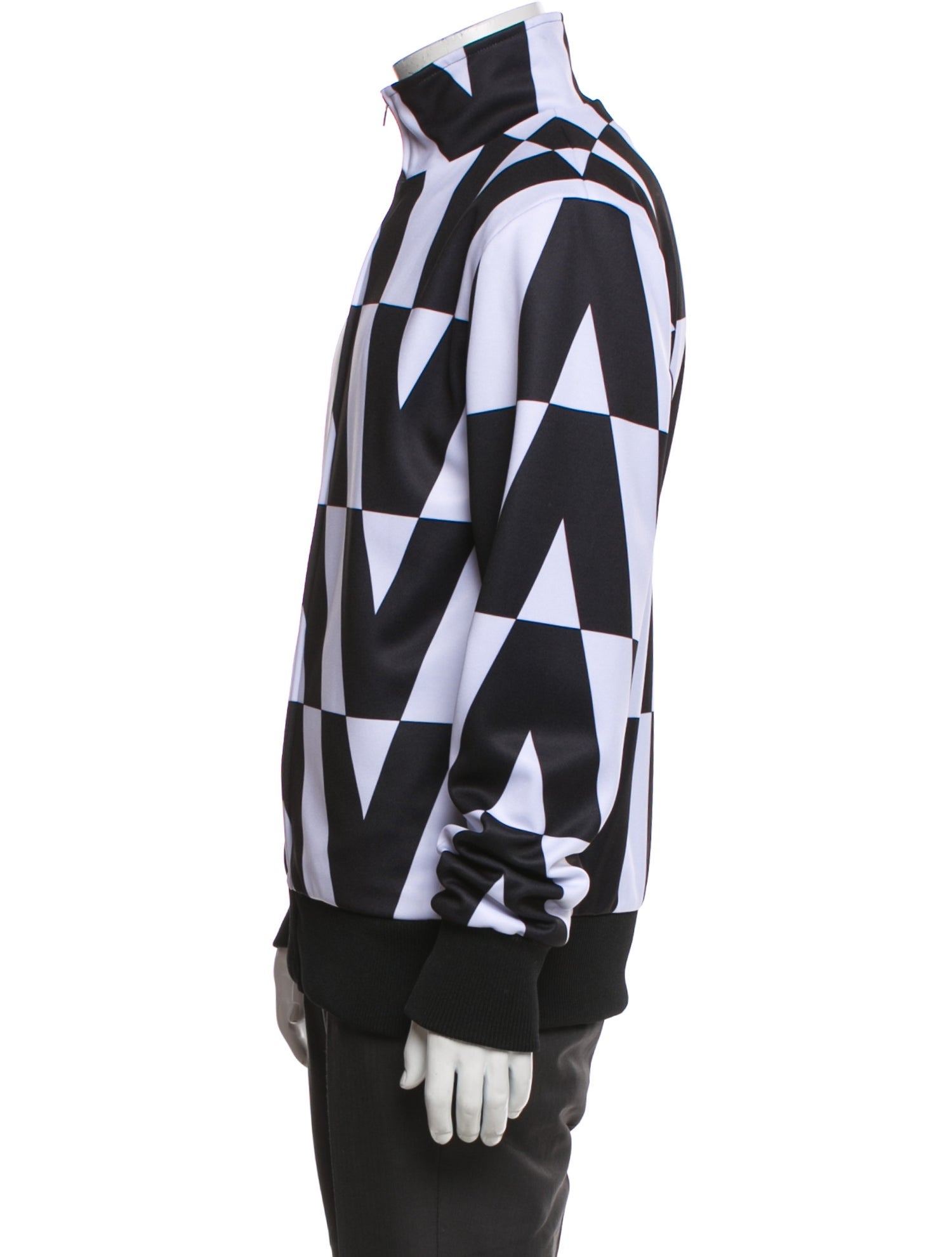 Valentino Plaid Print Windbreaker w/ Tags