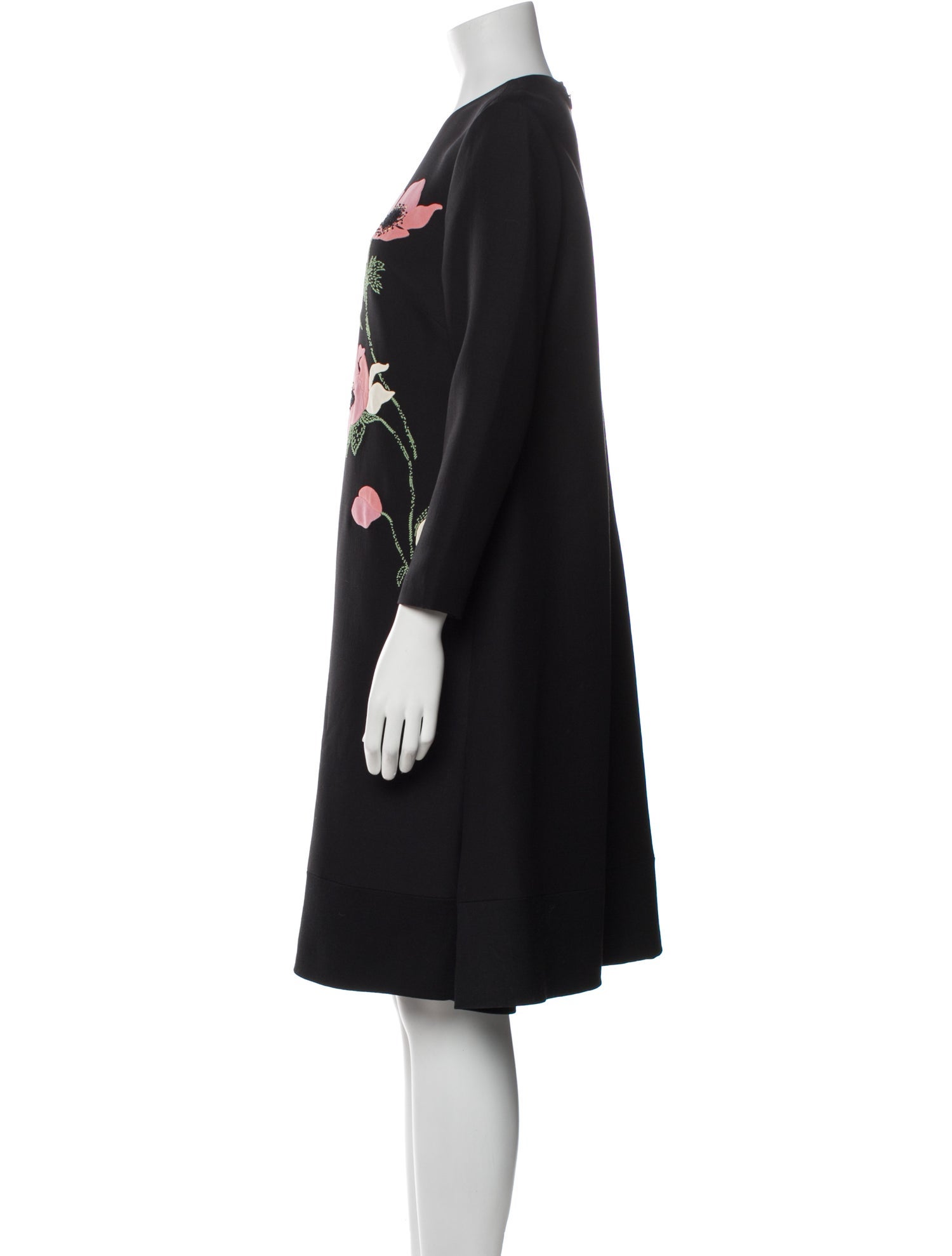 Valentino Virgin Wool Knee-Length Dress