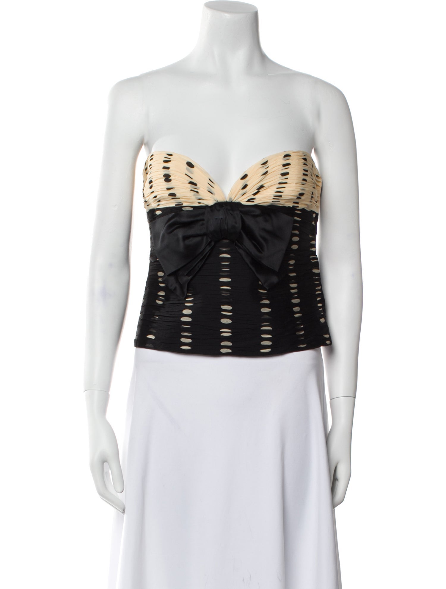 Valentino Silk Printed Crop Top w/ Tags