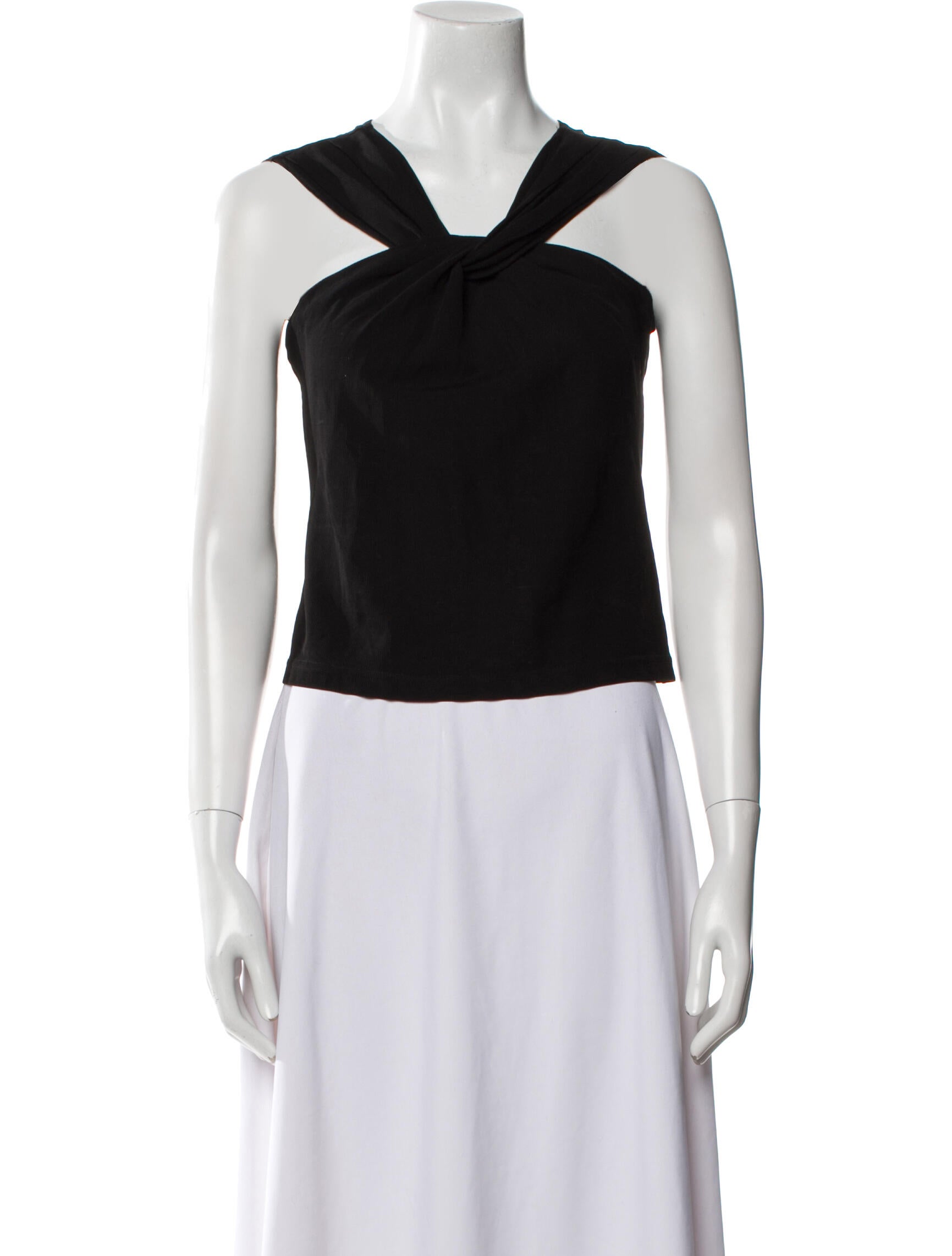 Valentino Vintage Halterneck Crop Top