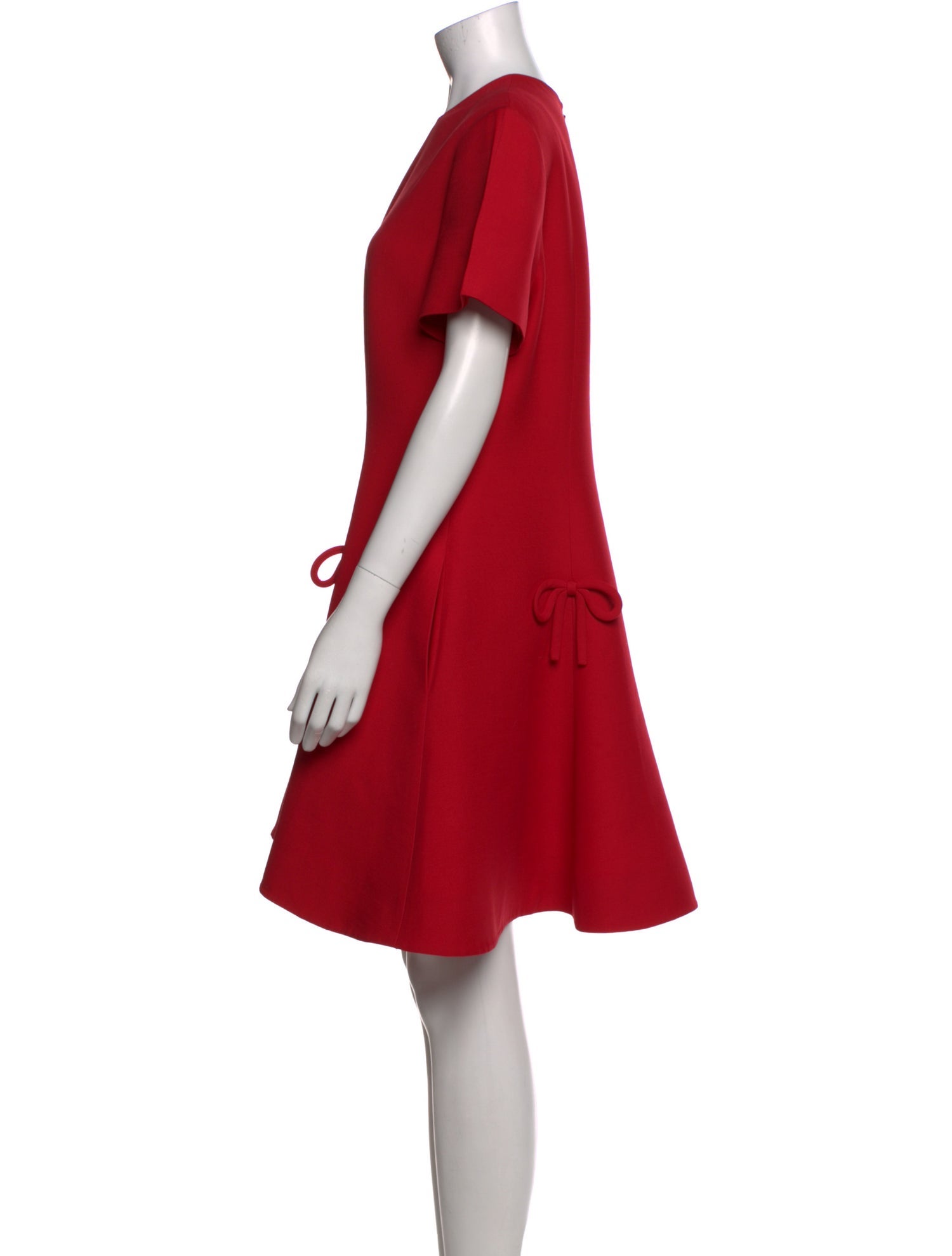 Valentino Crew Neck Mini Dress