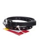 Valentino Rockstud Accents Skinny Waist Belt