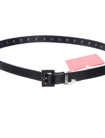 Valentino Rockstud Accents Skinny Waist Belt