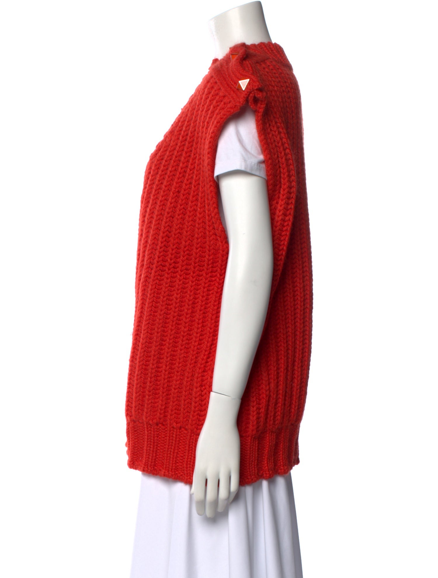 Valentino Virgin Wool V-Neck Sweater