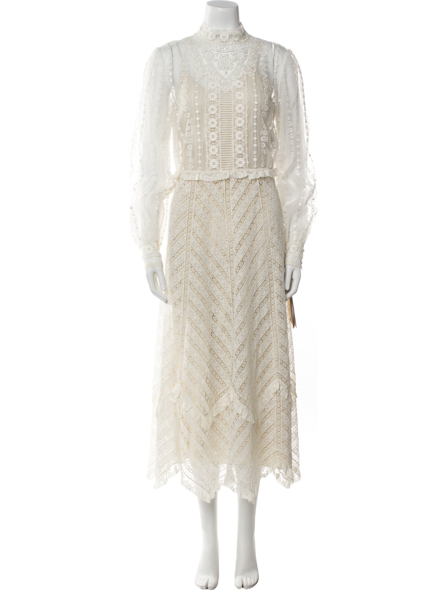Valentino Mock Neck Long Dress w/ Tags