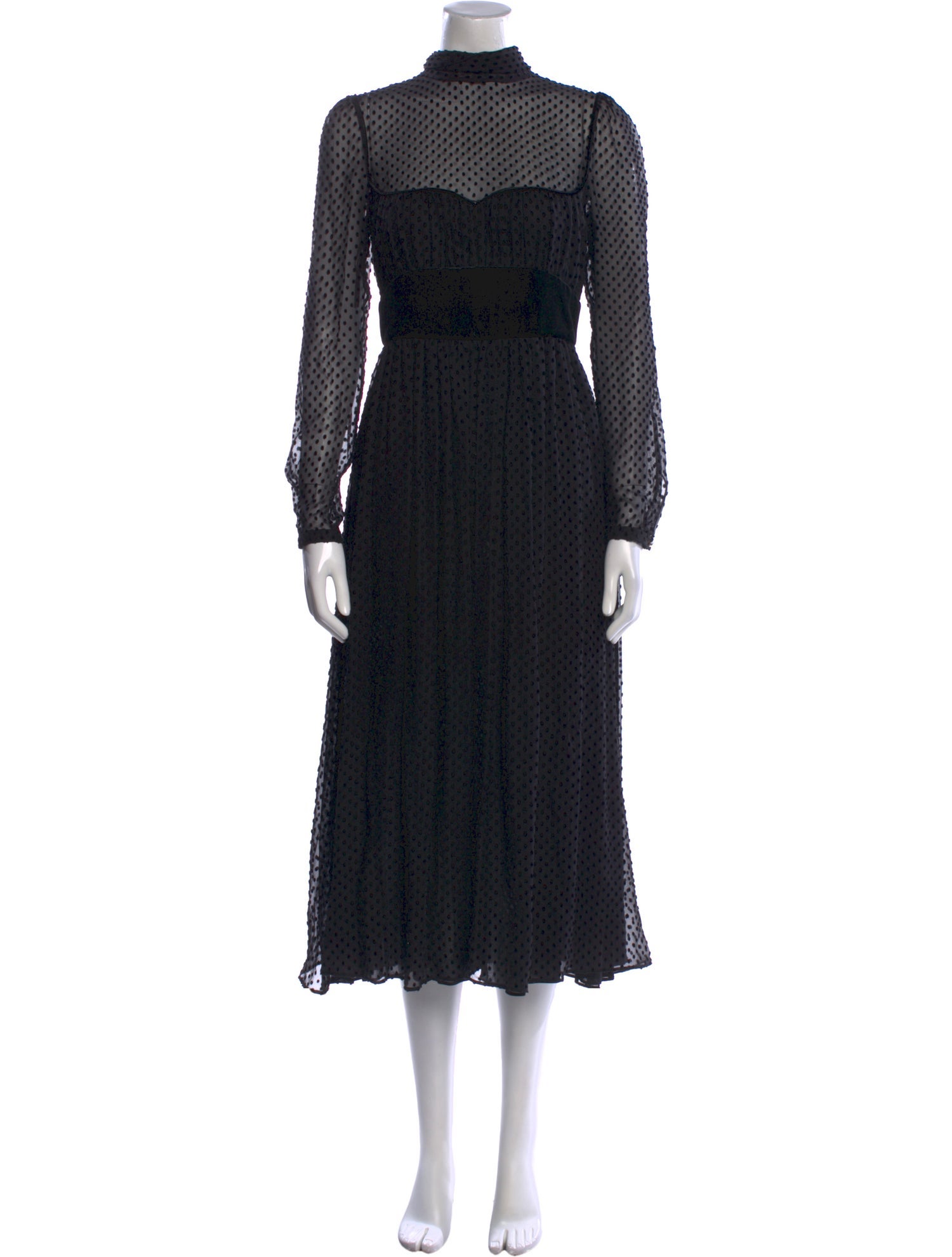 Valentino Silk Midi Length Dress w/ Tags