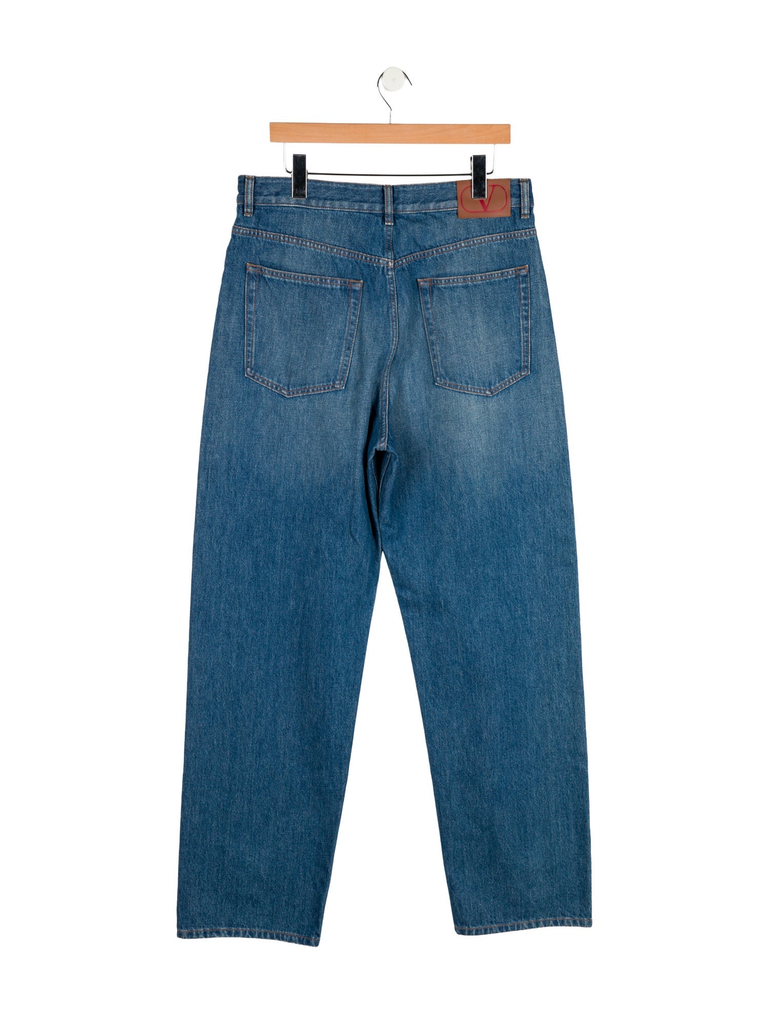 Valentino High-Rise Wide Leg Jeans w/ Tags