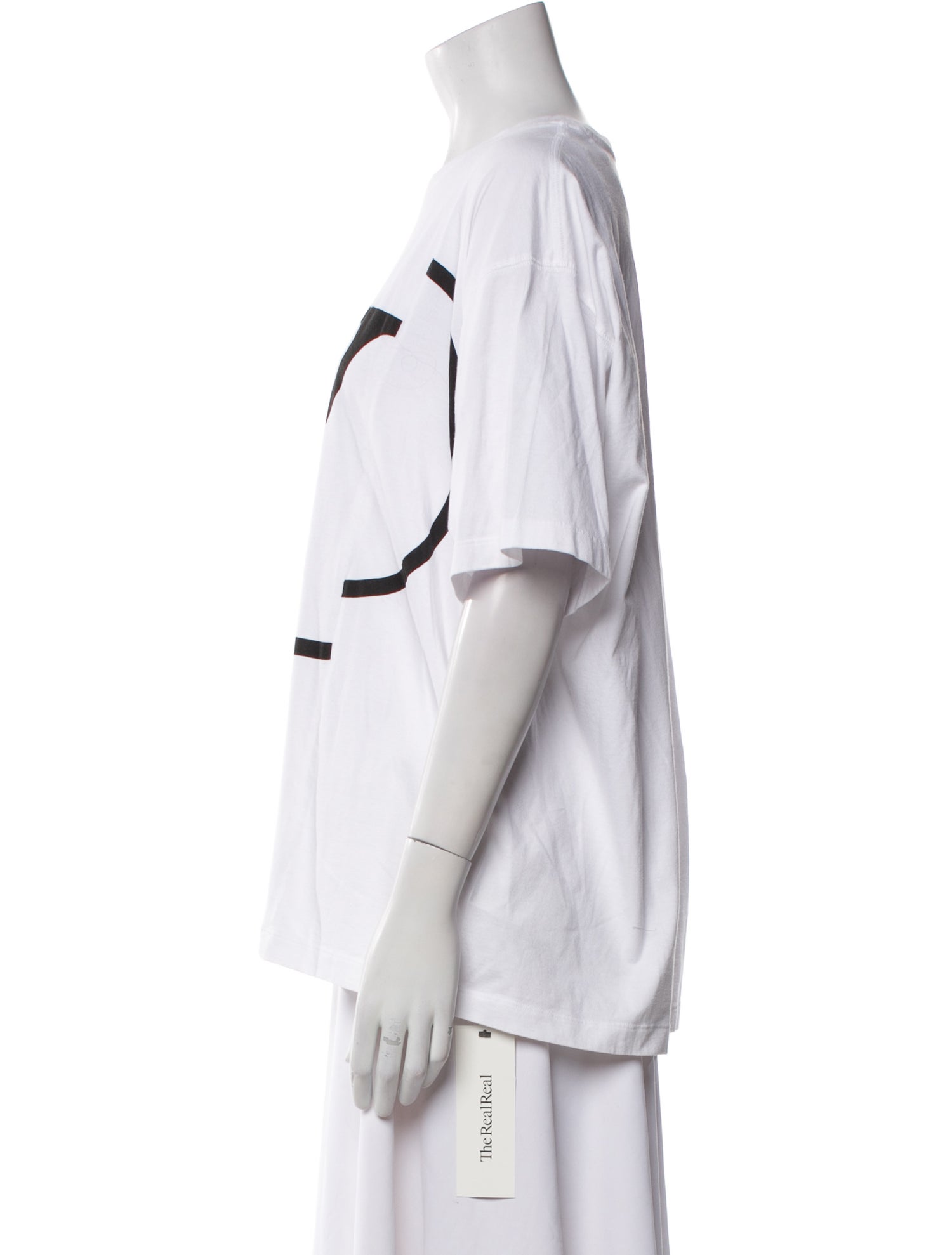 Valentino Graphic Print Crew Neck T-Shirt w/ Tags