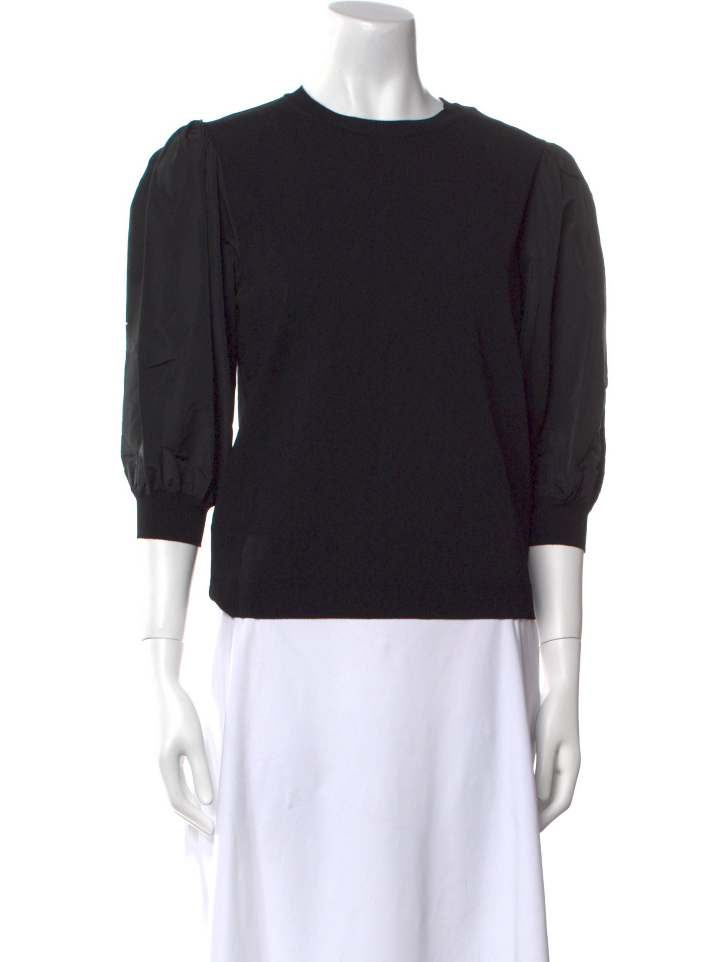 Valentino Crew Neck Three-Quarter Sleeve Sweatshirt w/ Tags