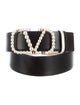 Valentino Leather Studded Accents Belt