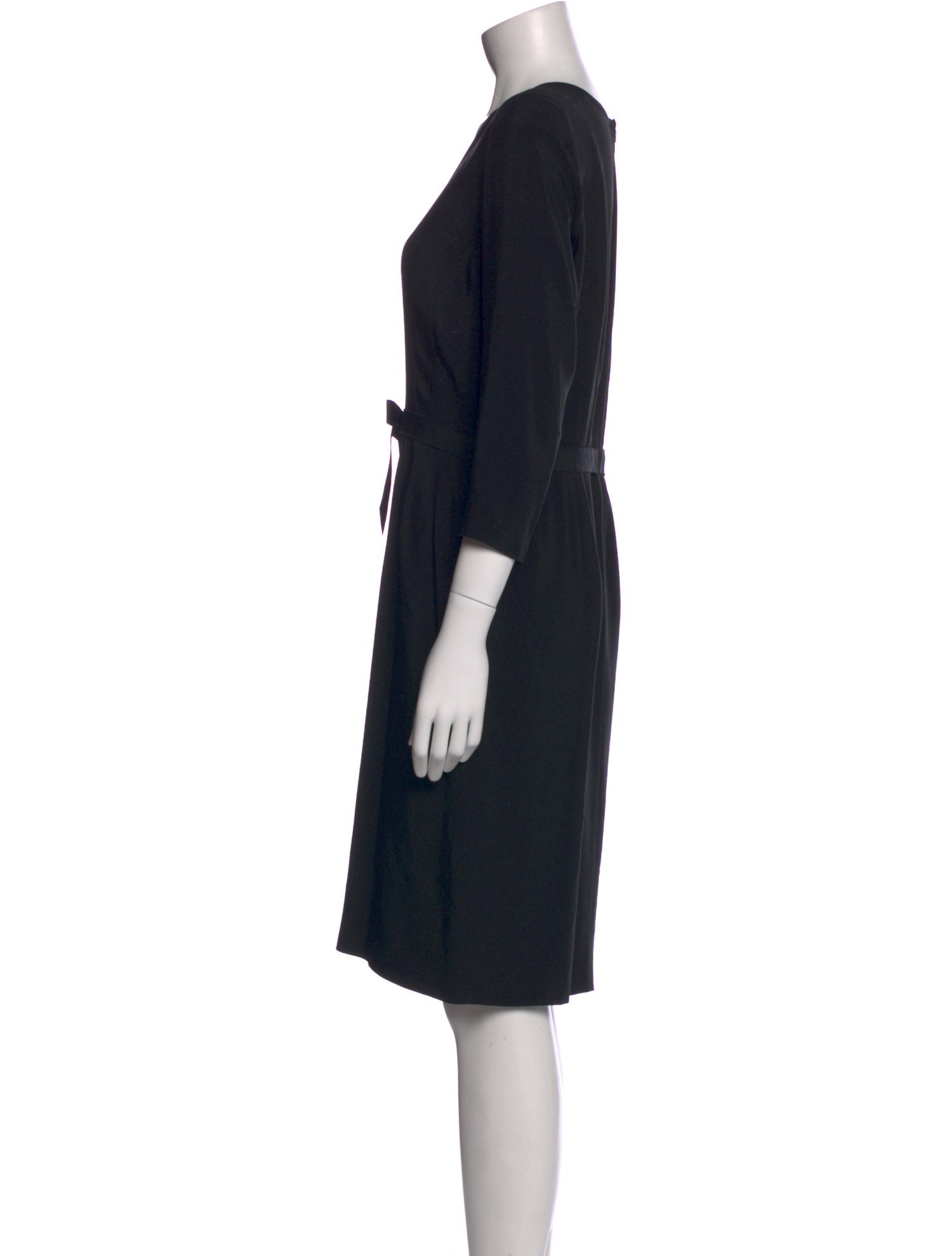 Valentino Scoop Neck Knee-Length Dress