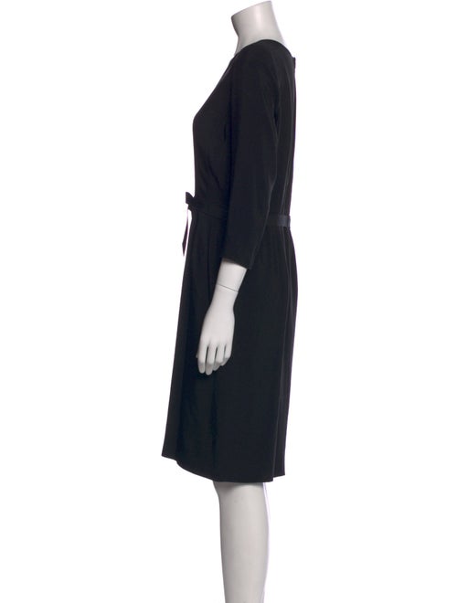 Valentino Scoop Neck Knee-Length Dress