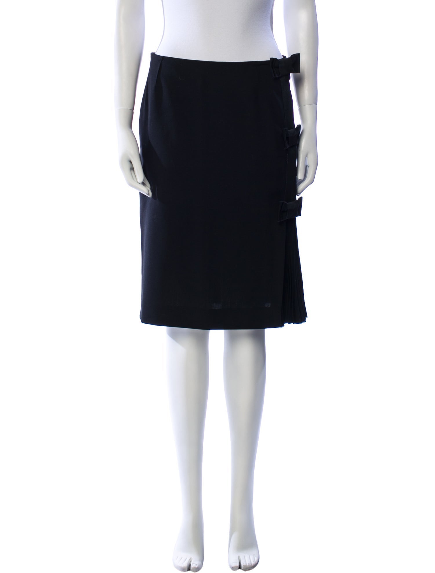 Valentino Virgin Wool Knee-Length Skirt