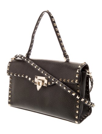 Valentino Rockstud Top Handle Bag