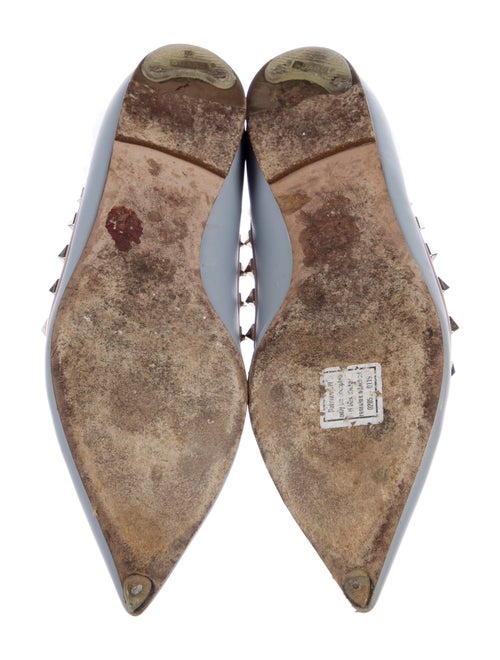 Valentino Rockstud Accents Leather Flats