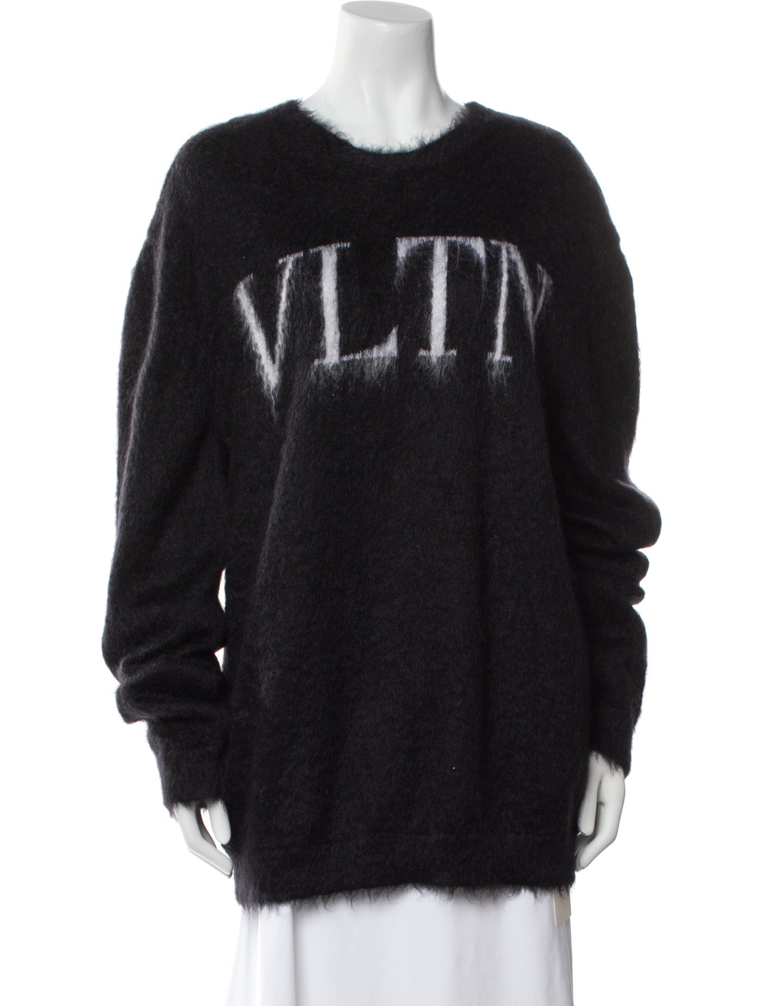 Valentino Mohair Graphic Print Sweater w/ Tags