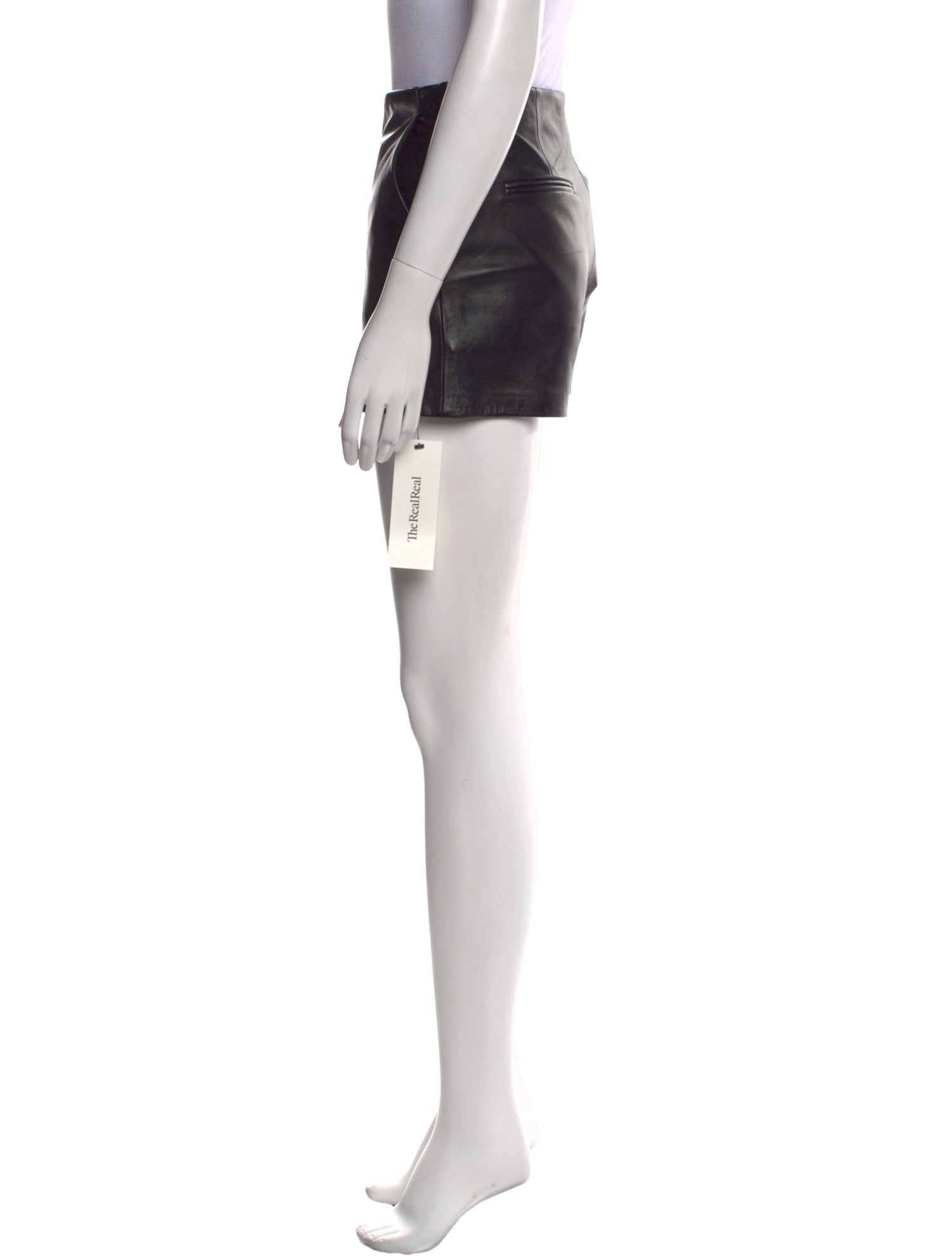 Valentino Lambskin Mini Shorts w/ Tags