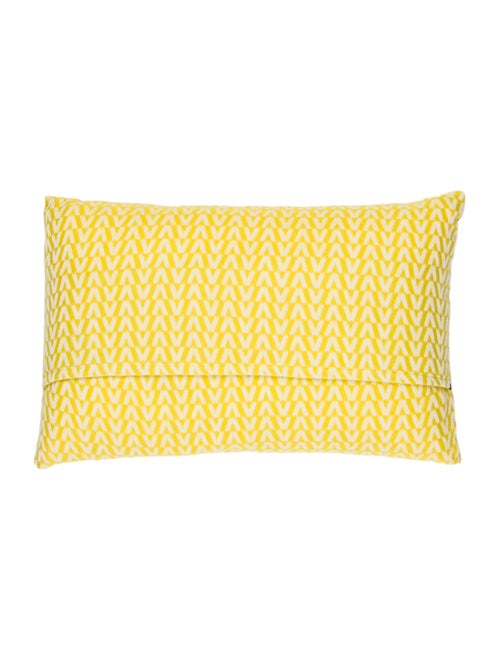 Valentino Jacquard Logo Throw Pillow