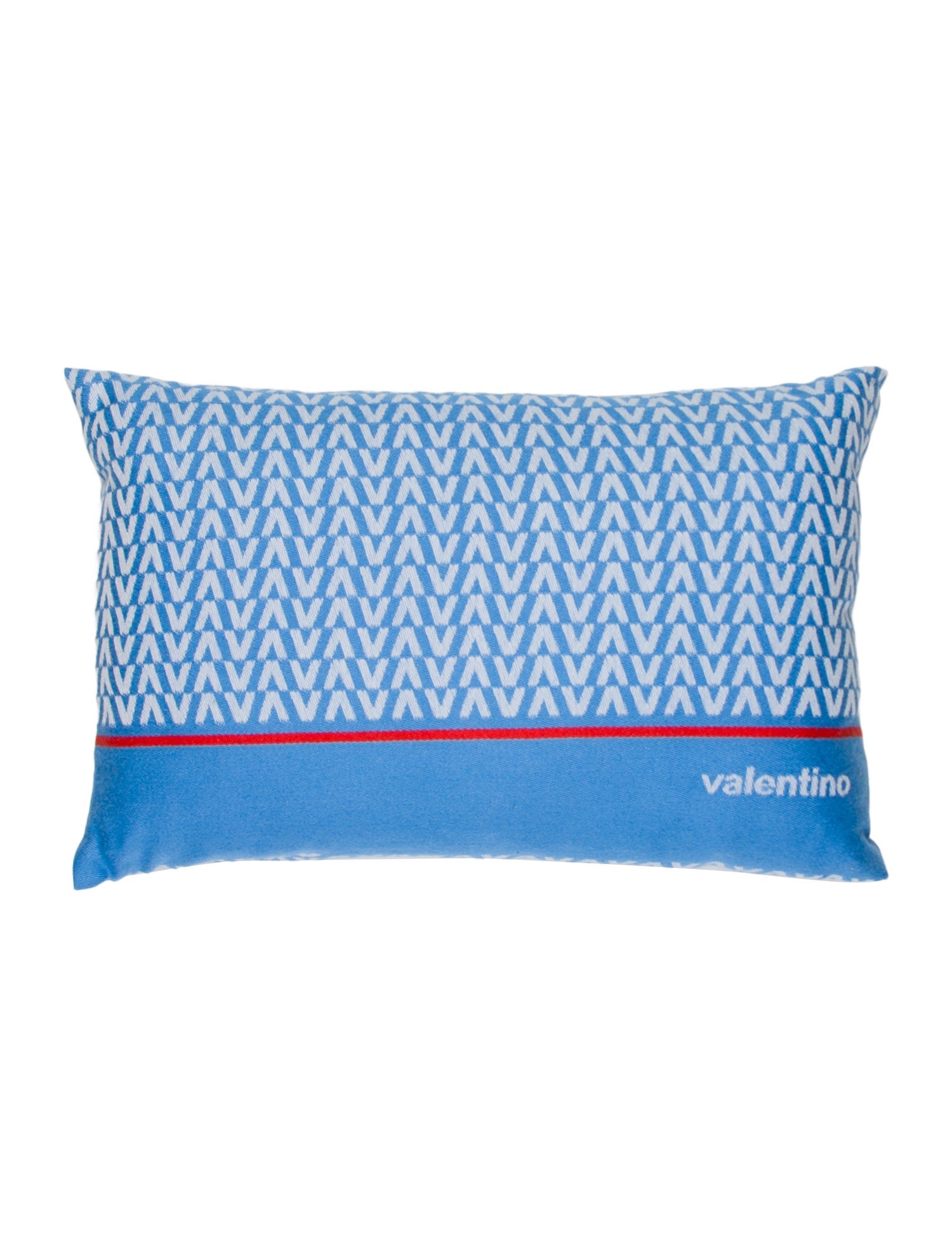 Valentino Jacquard Logo Throw Pillow