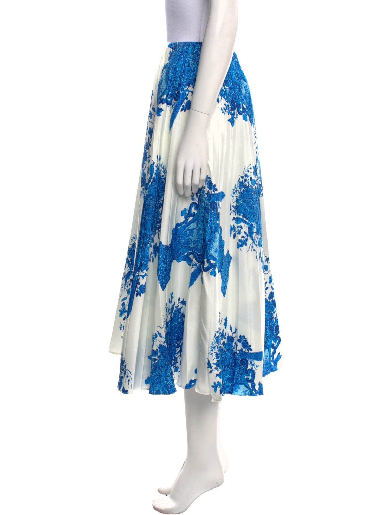 Valentino Silk Midi Length Skirt w/ Tags