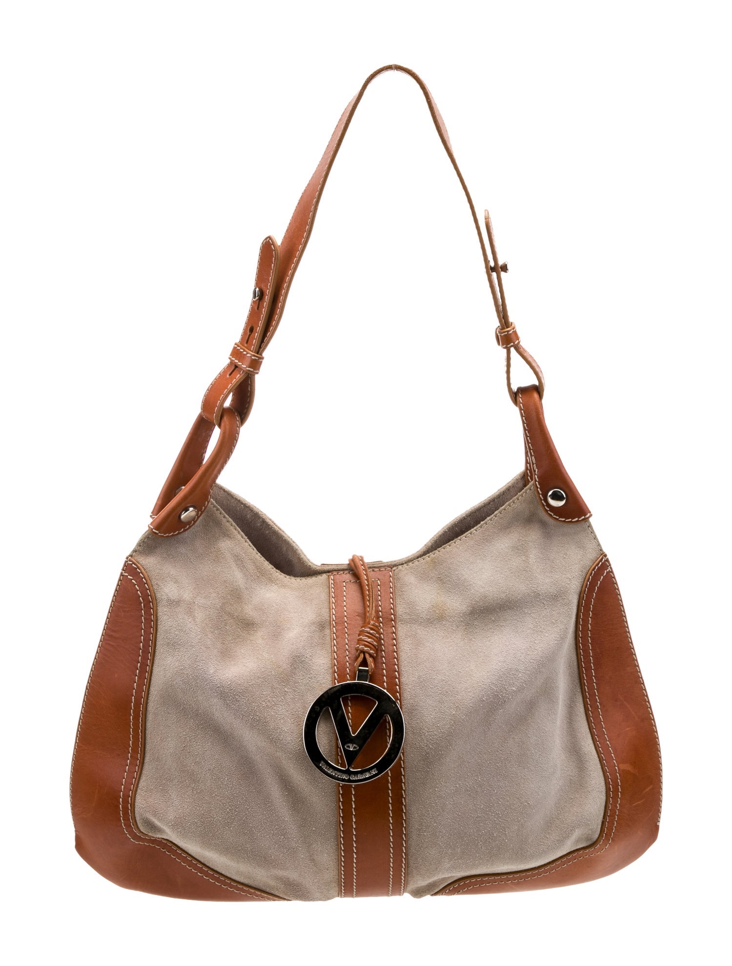 Valentino Suede Shoulder Bag