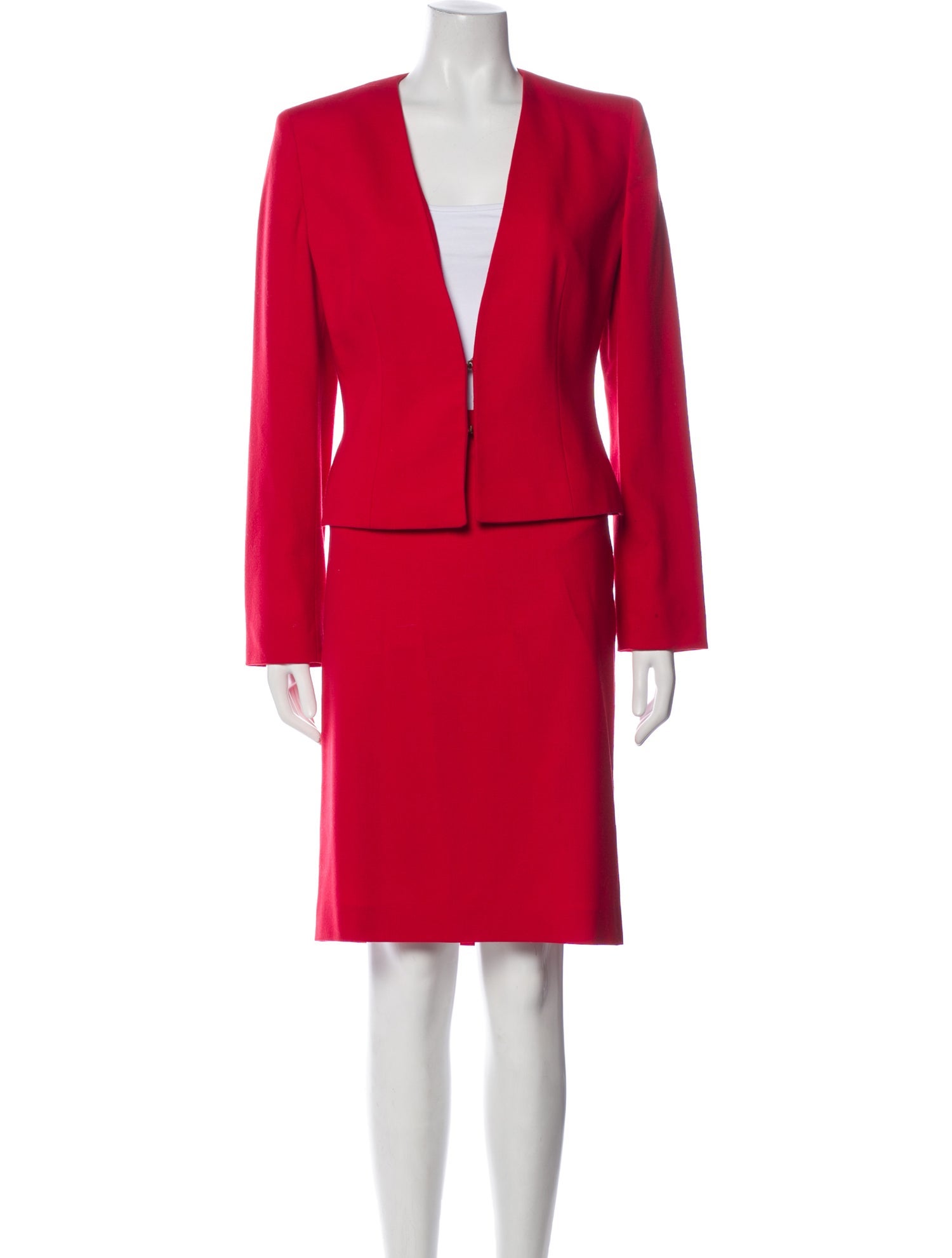 Valentino Vintage Wool Skirt Suit
