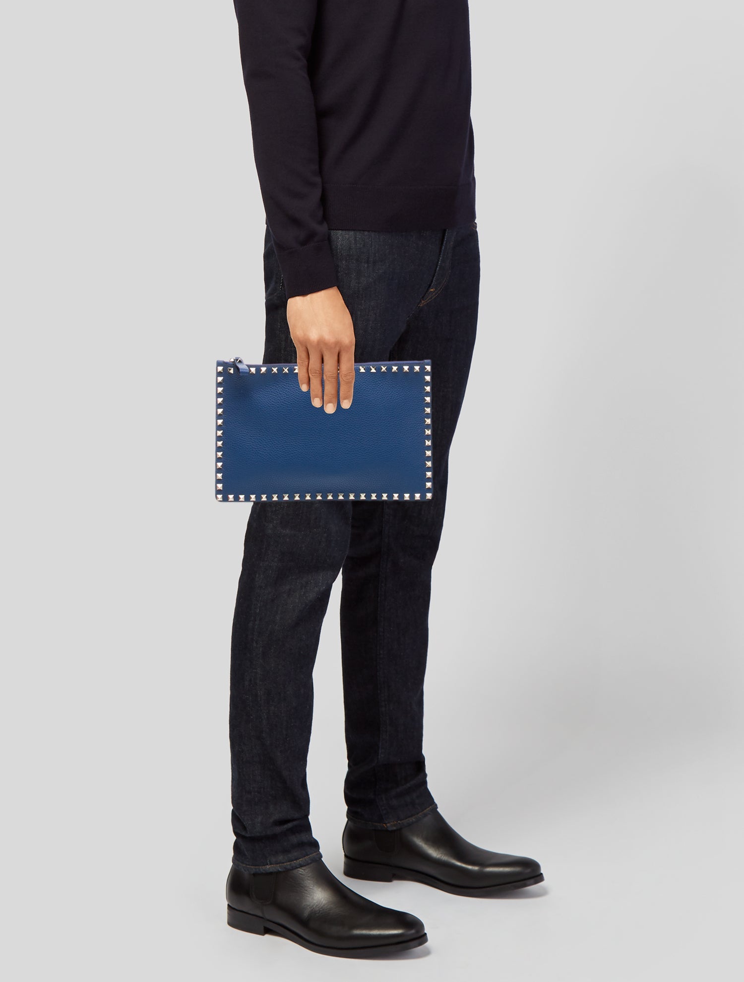 Valentino Leather Clutch