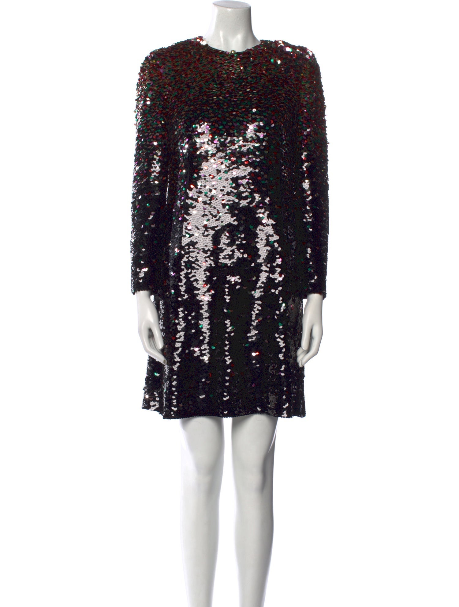 Valentino Crew Neck Mini Dress