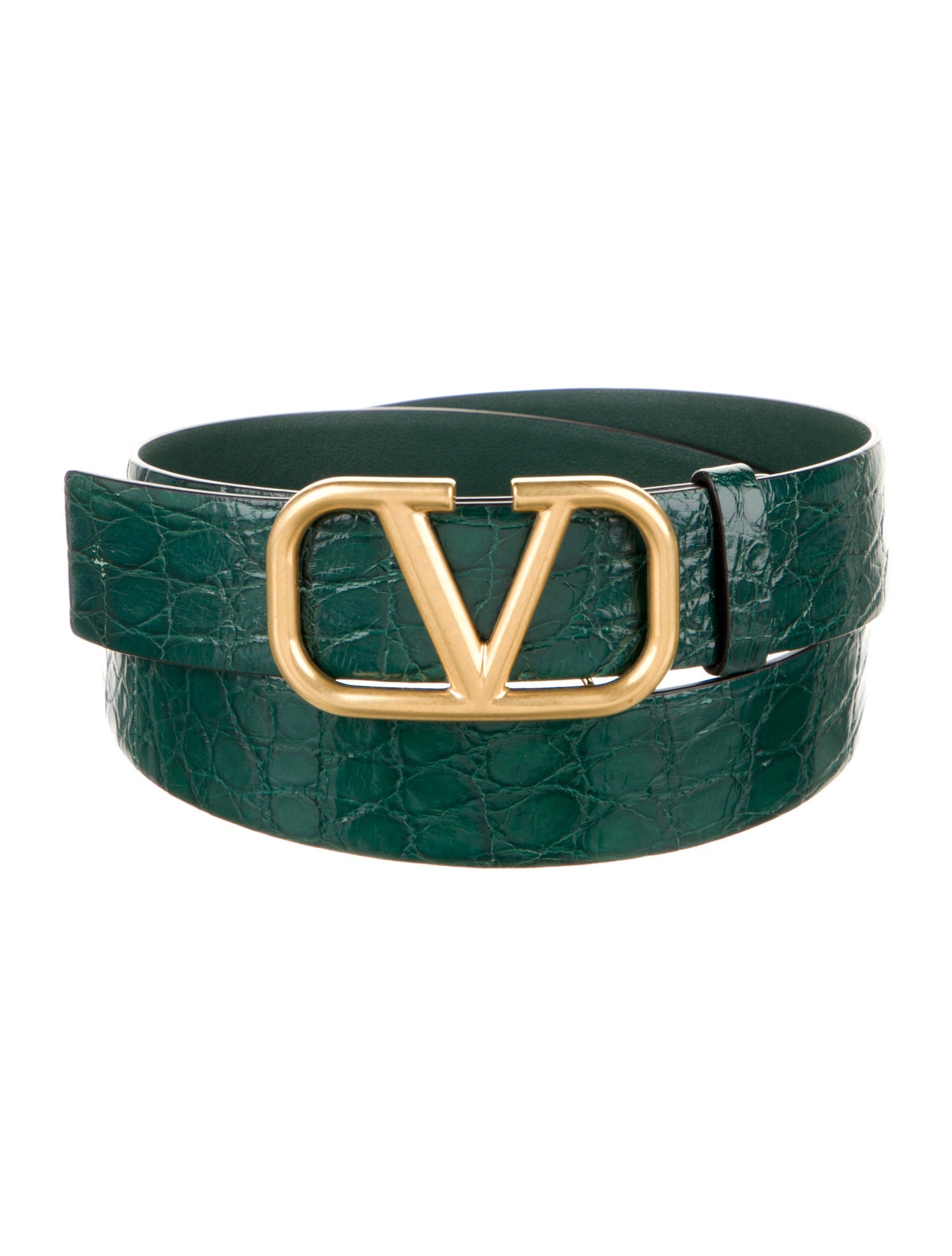 Valentino Crocodile Belt