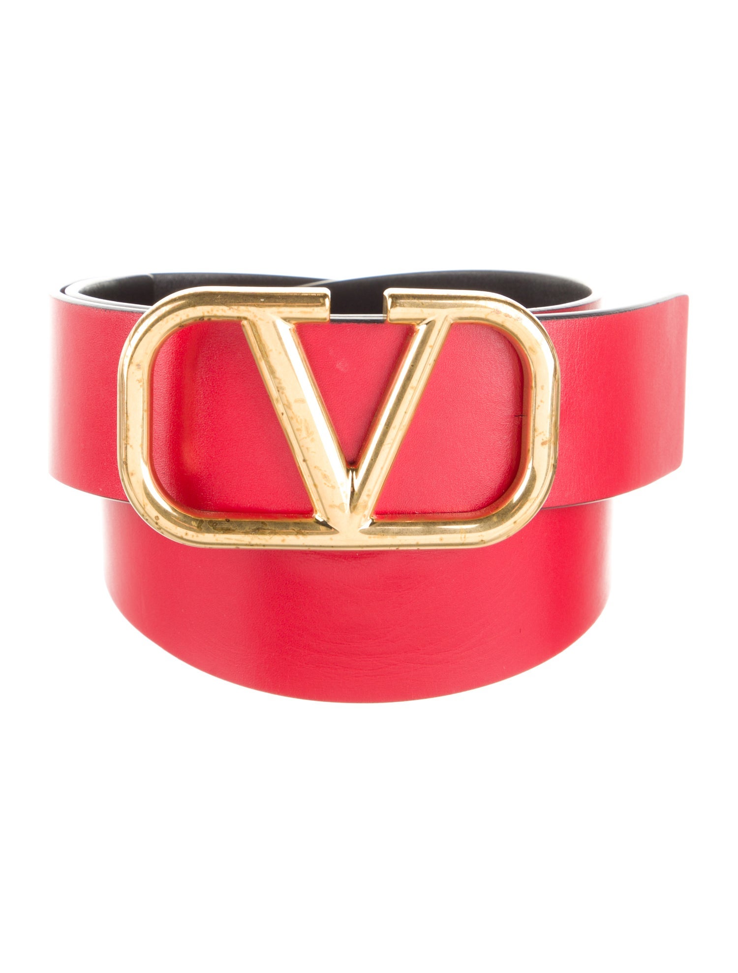 Valentino Vlogo Leather Belt