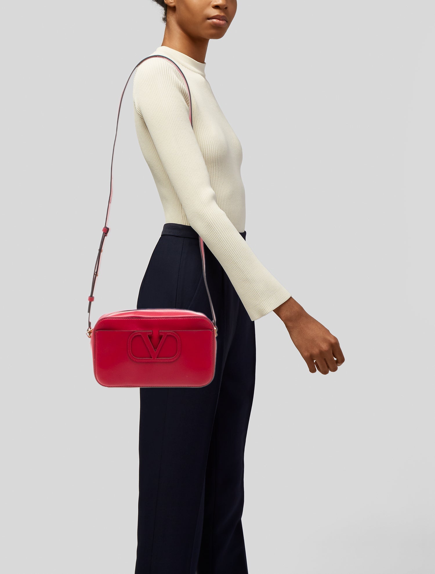 Valentino Leather Crossbody Bag