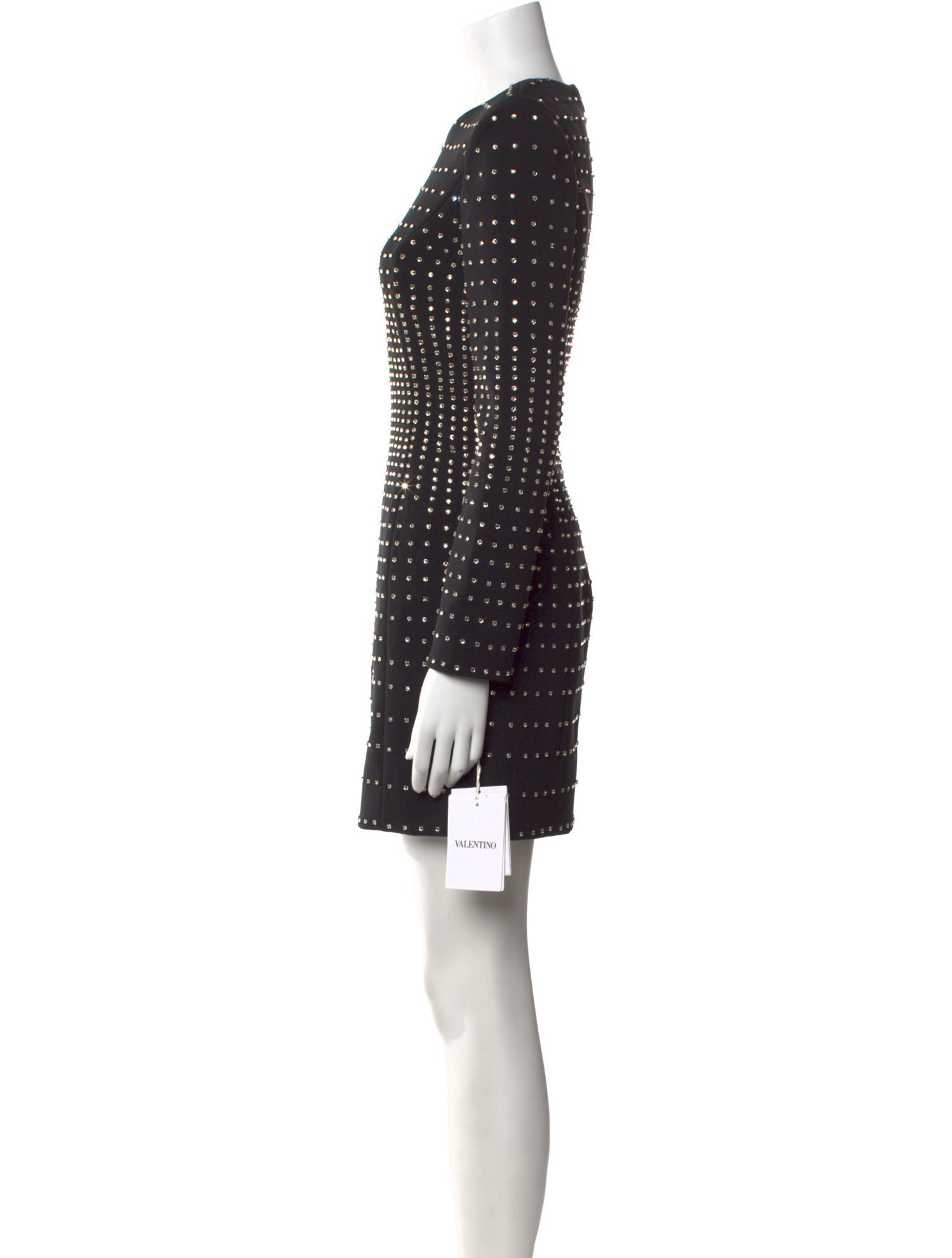 Valentino Crew Neck Mini Dress