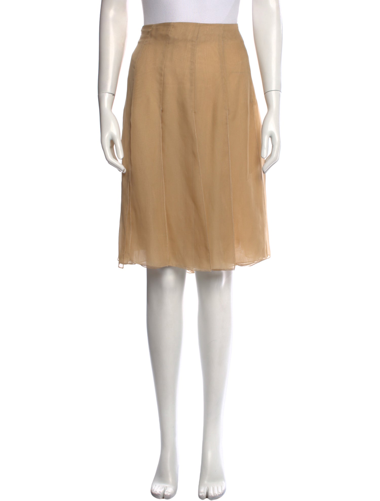 Valentino Silk Knee-Length Skirt