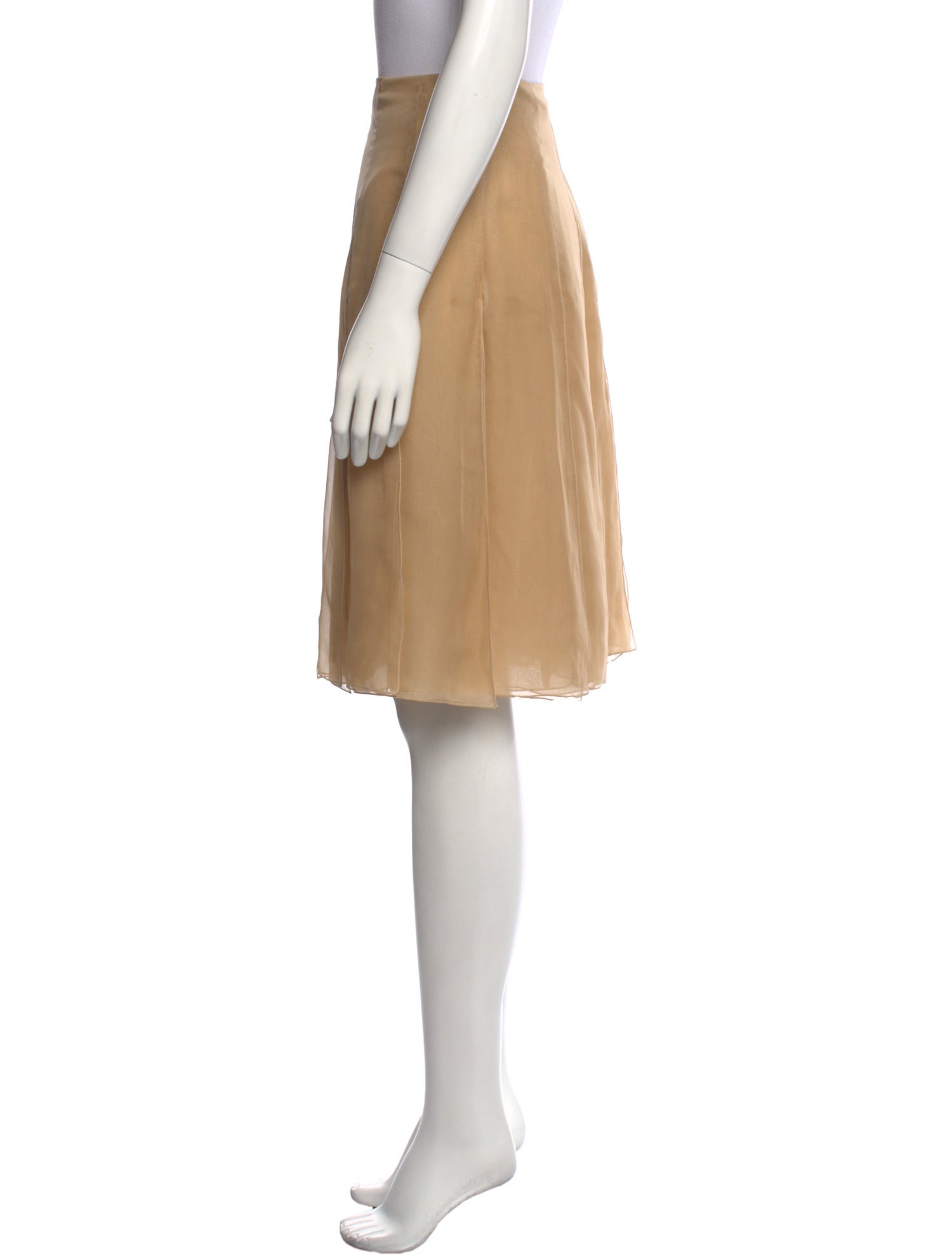 Valentino Silk Knee-Length Skirt