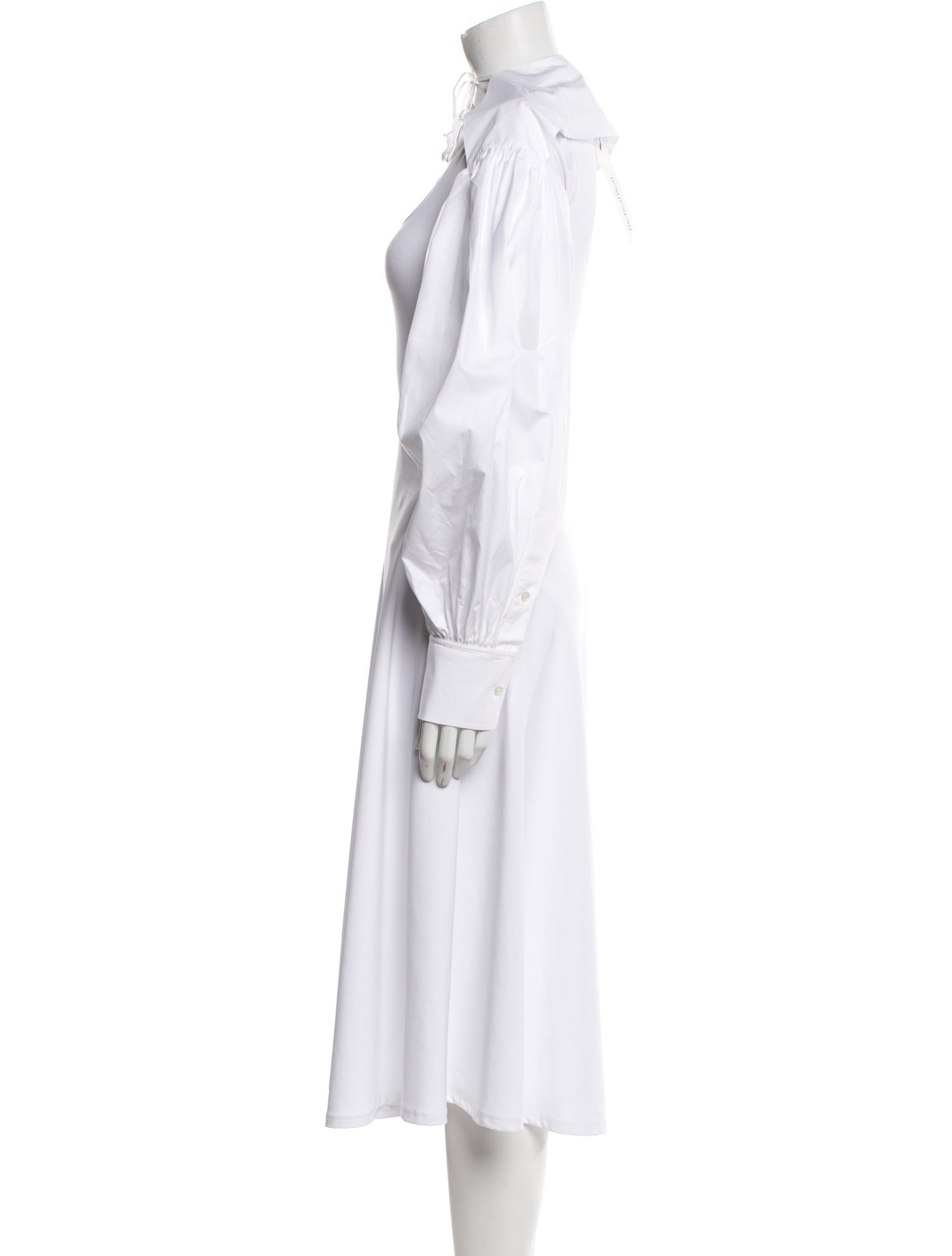 Valentino Tie Neck Long Sleeve Tunic