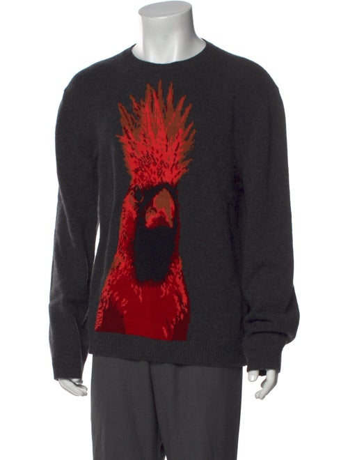 Valentino Virgin Wool Graphic Print Pullover