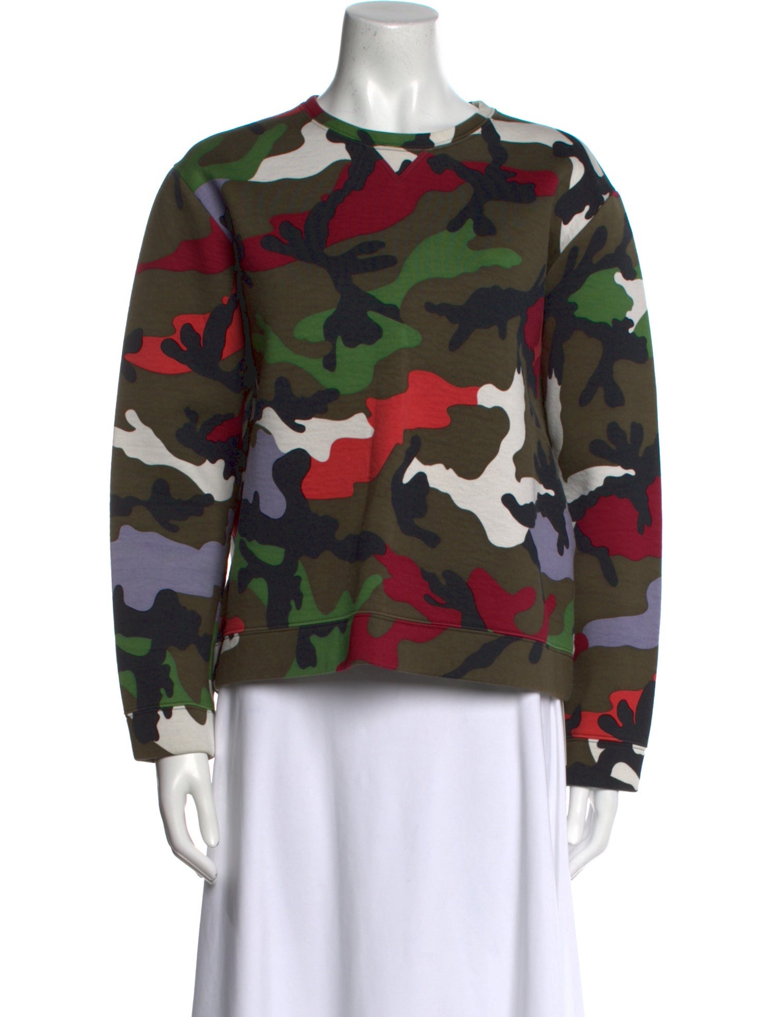 Valentino Printed Crew Neck Sweatshirt