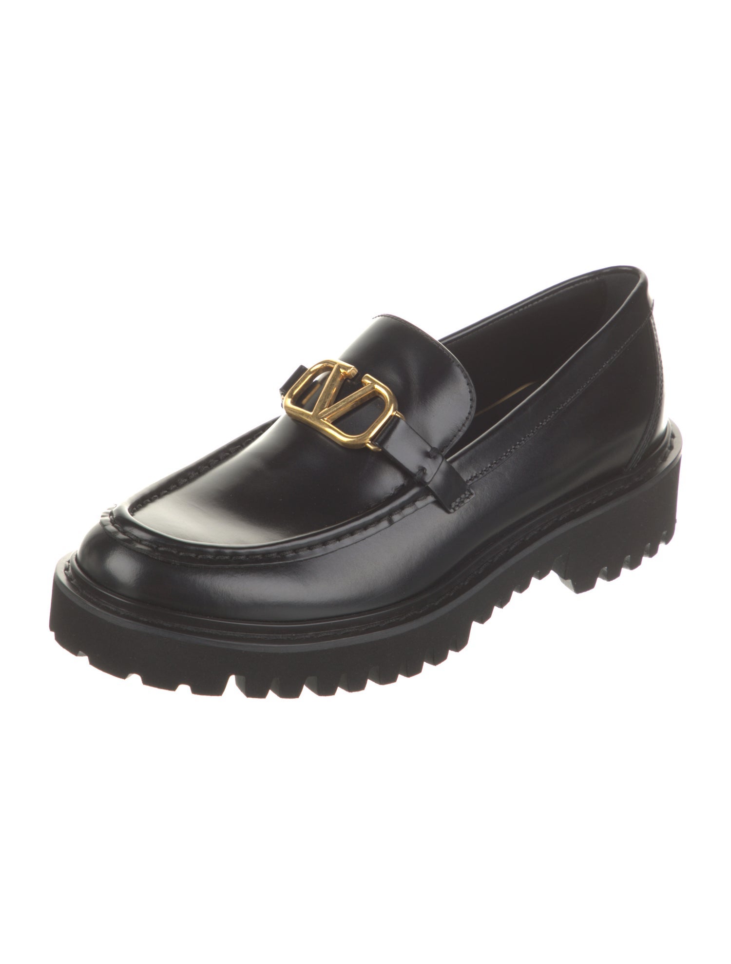 Valentino Leather Loafers w/ Tags