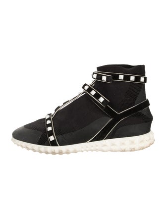 Valentino Rockstud Accents Studded Accents Sock Sneakers
