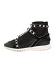 Valentino Rockstud Accents Studded Accents Sock Sneakers