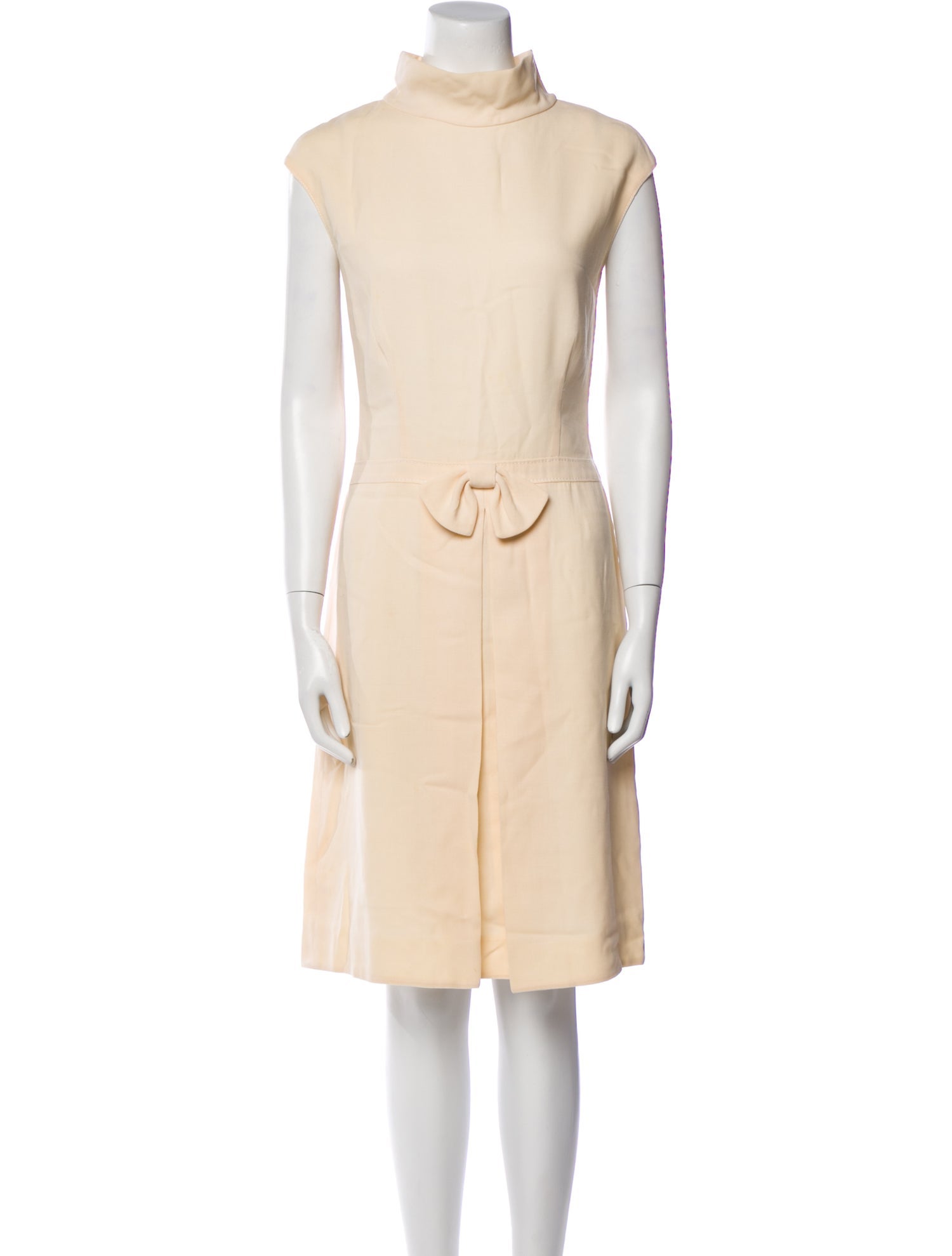 Valentino Turtleneck Midi Length Dress