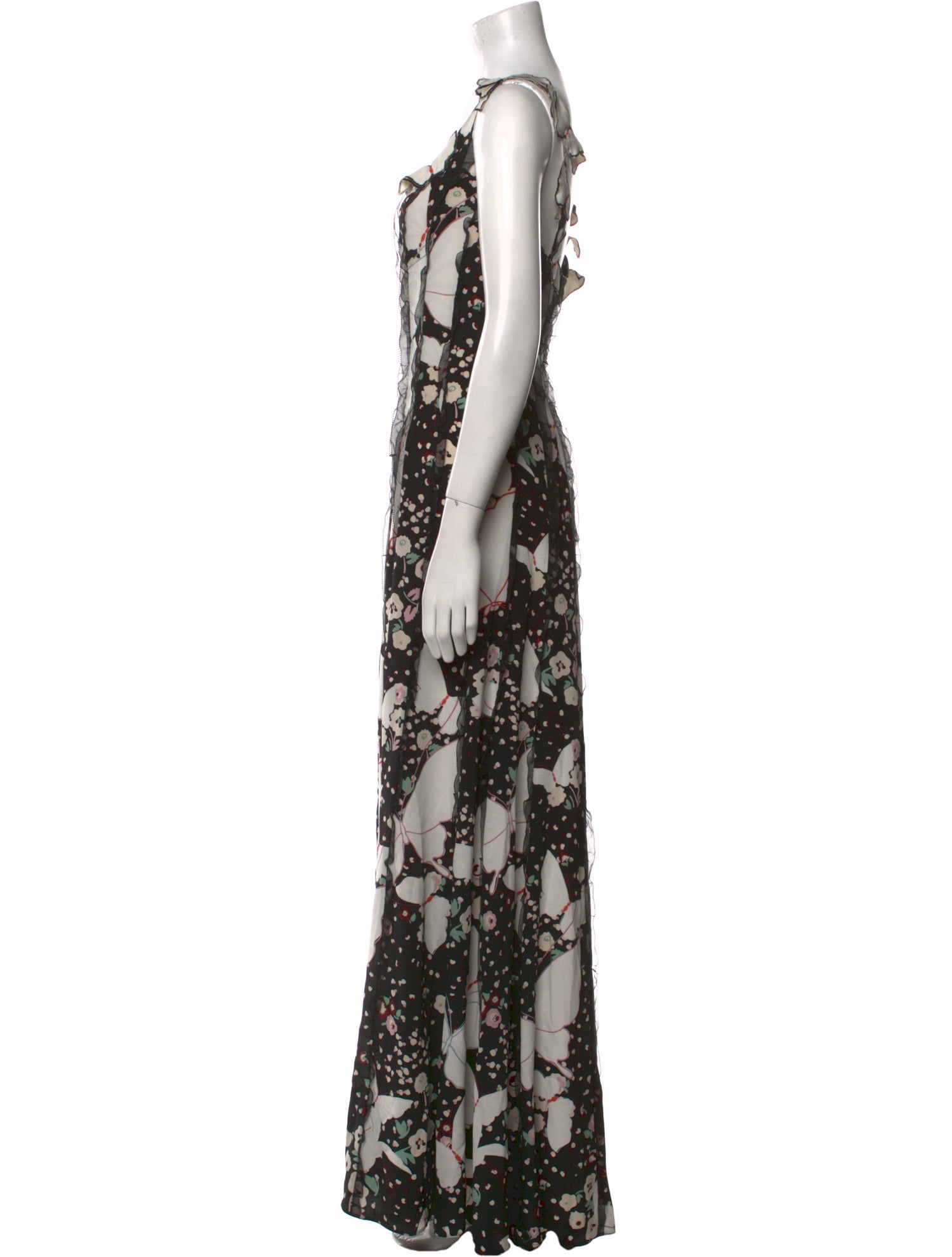 Valentino Silk Long Dress