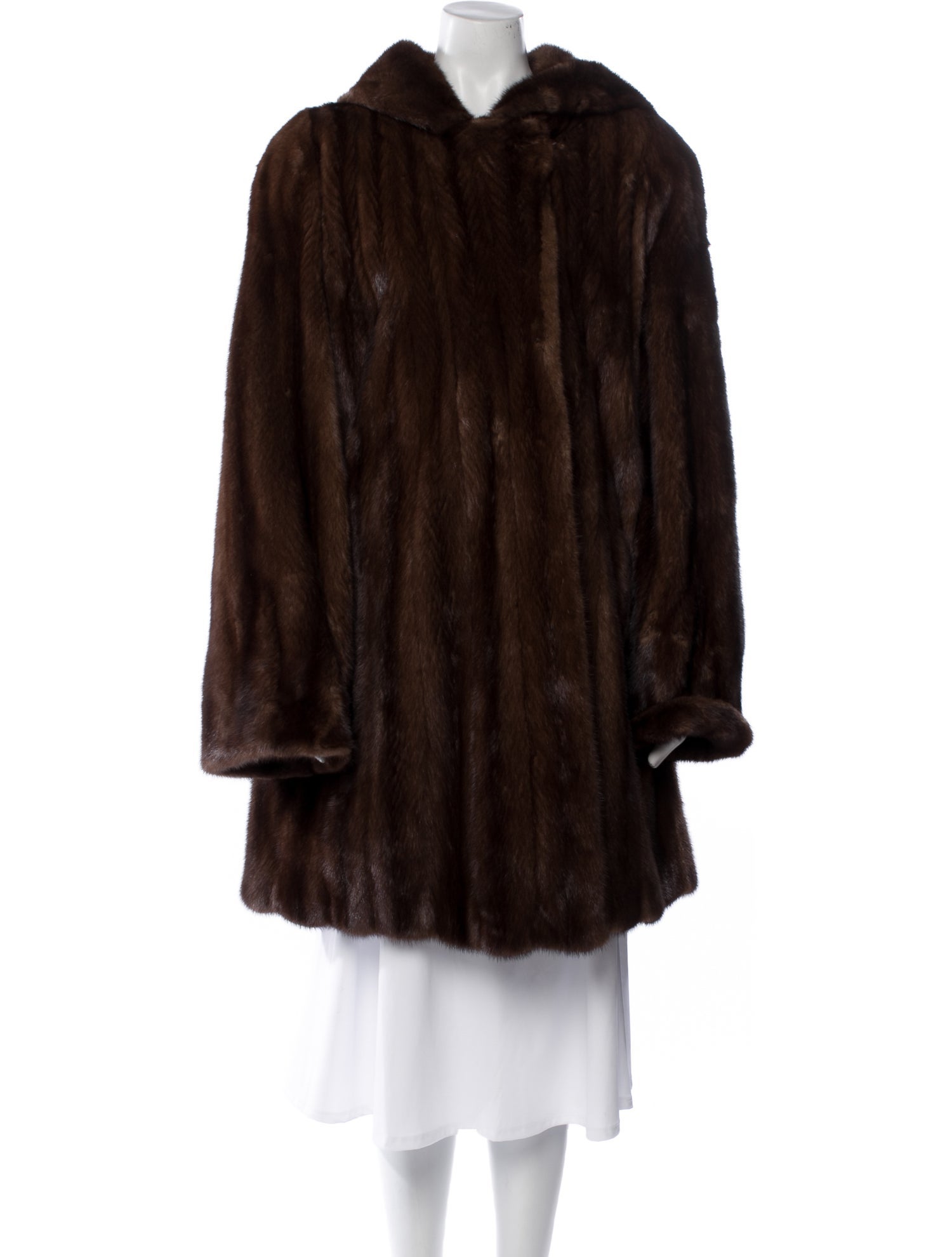 Valentino Vintage 1990's Fur Coat