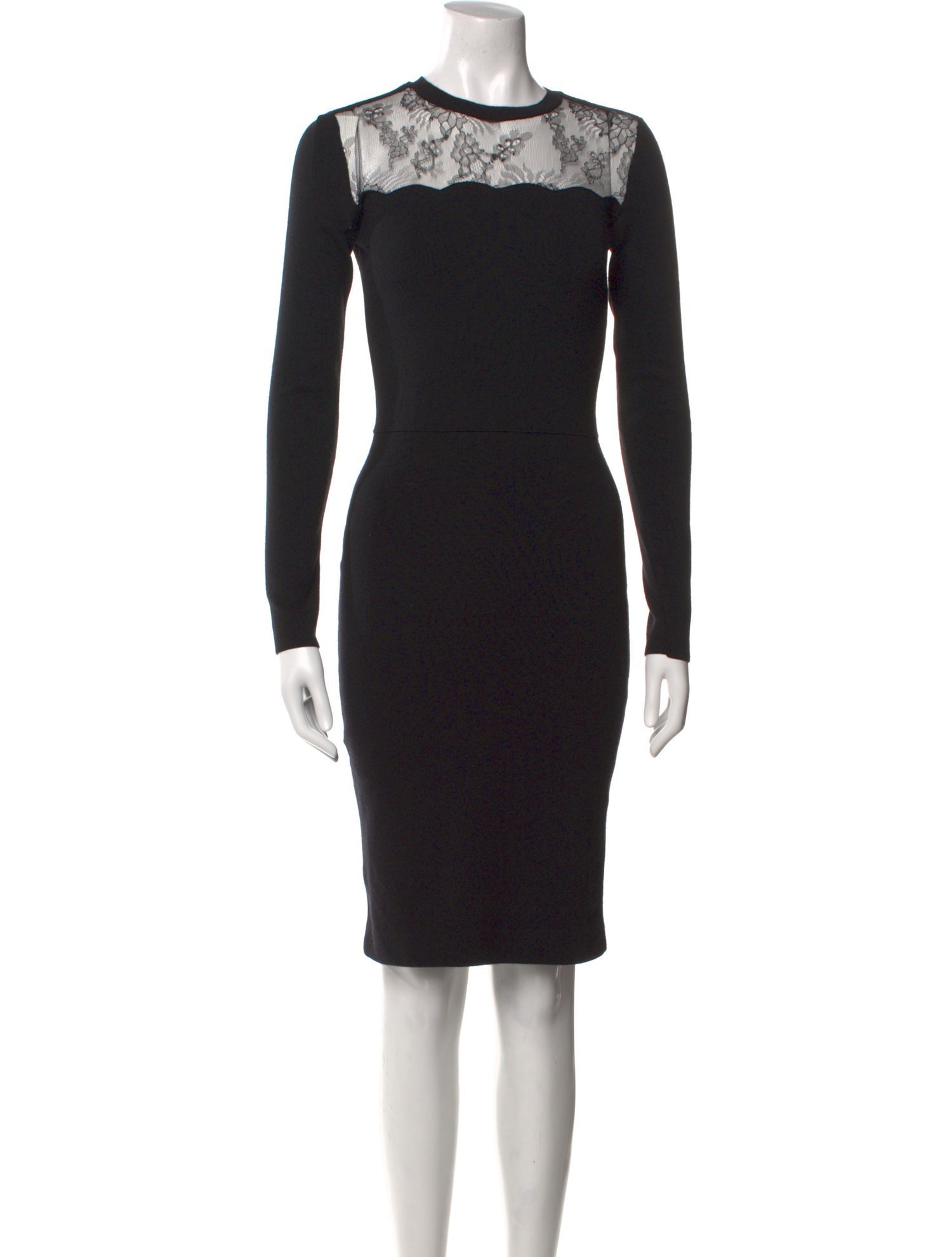 Valentino Wool Knee-Length Dress