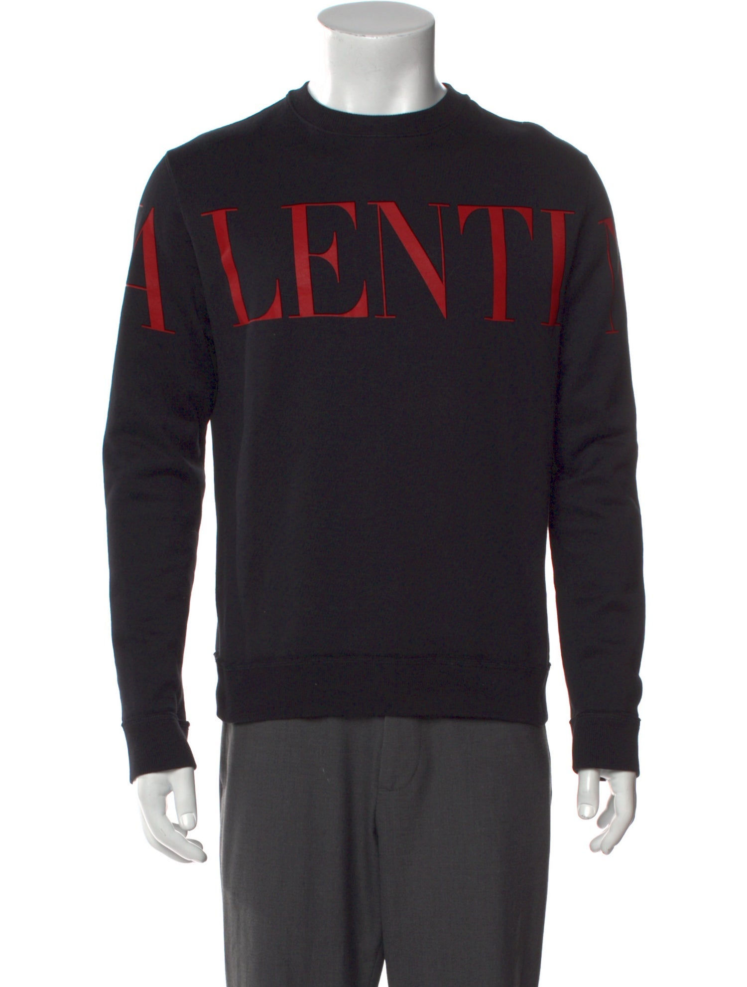 Valentino Rockstud Accents Graphic Print Pullover