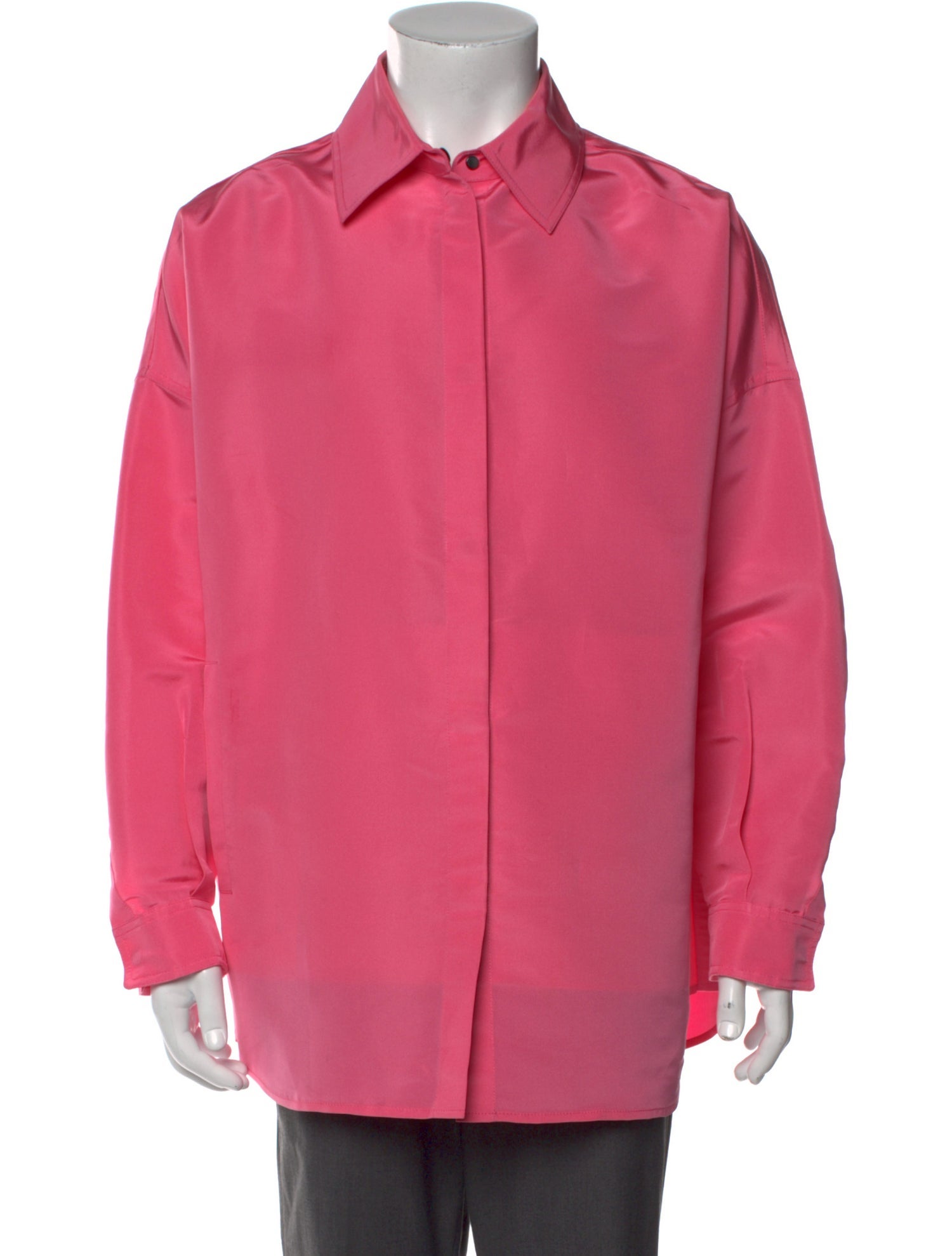 Valentino Silk Long Sleeve Shirt