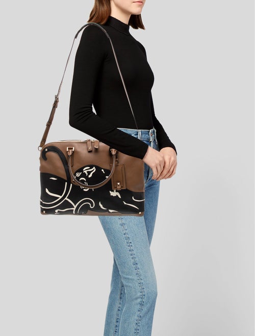 Valentino Rockstud Top Handle Bag Large