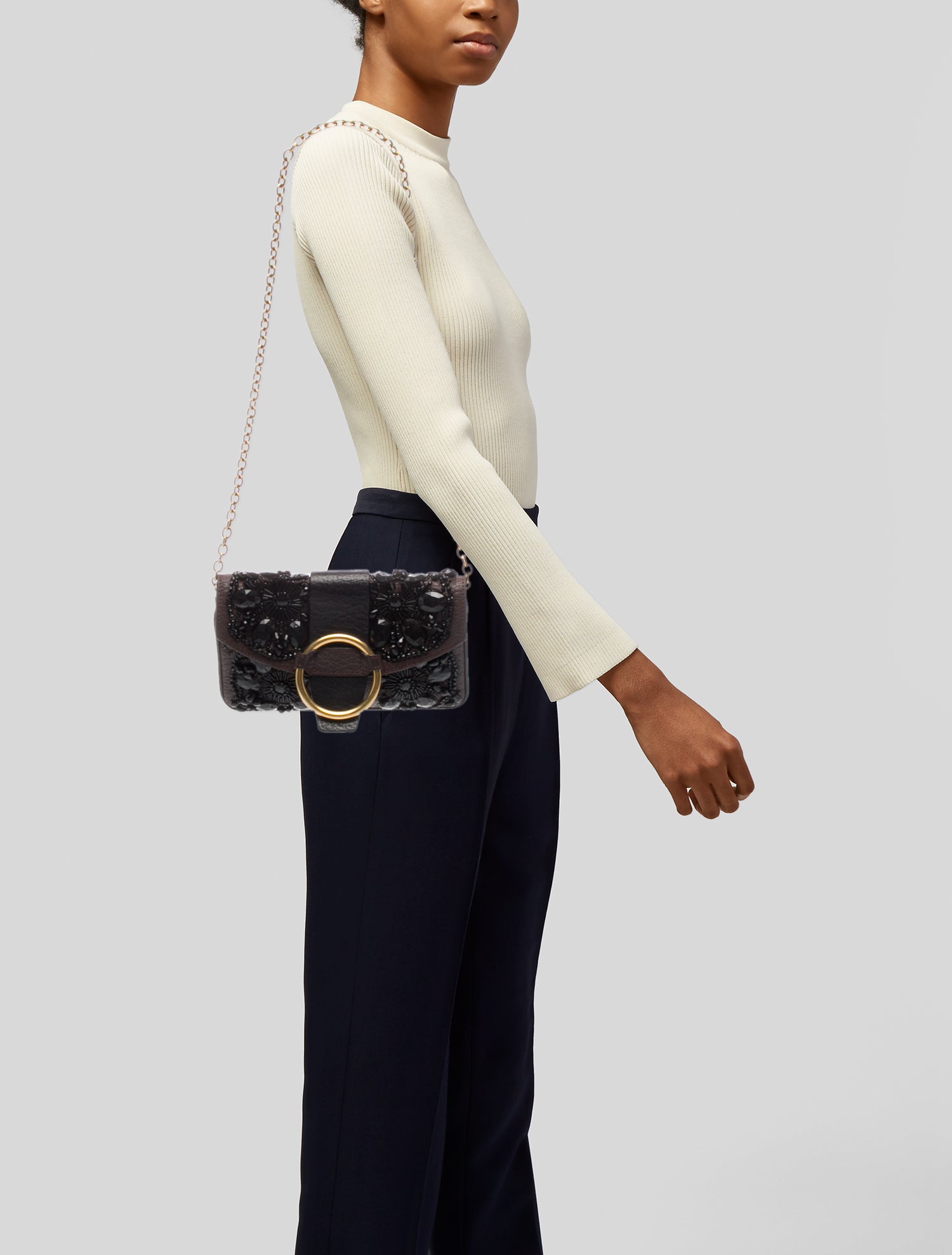 Valentino Leather Shoulder Bag