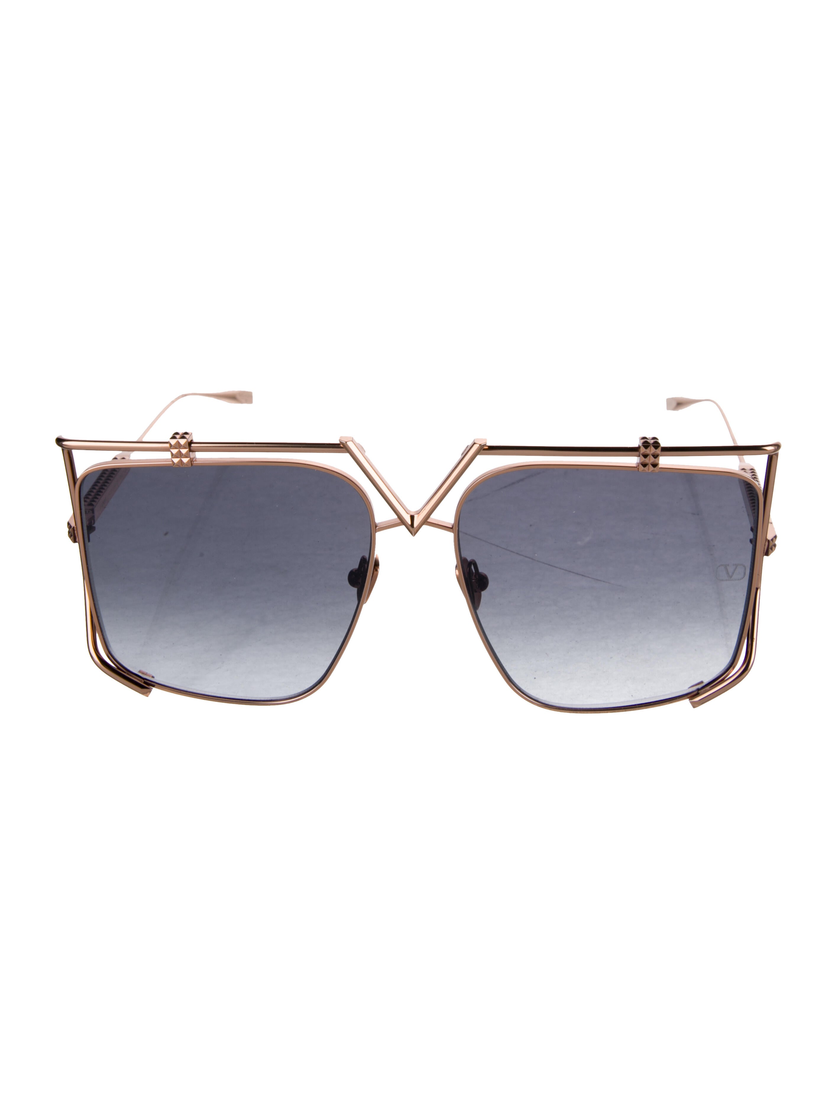 Valentino Oversize Gradient Sunglasses
